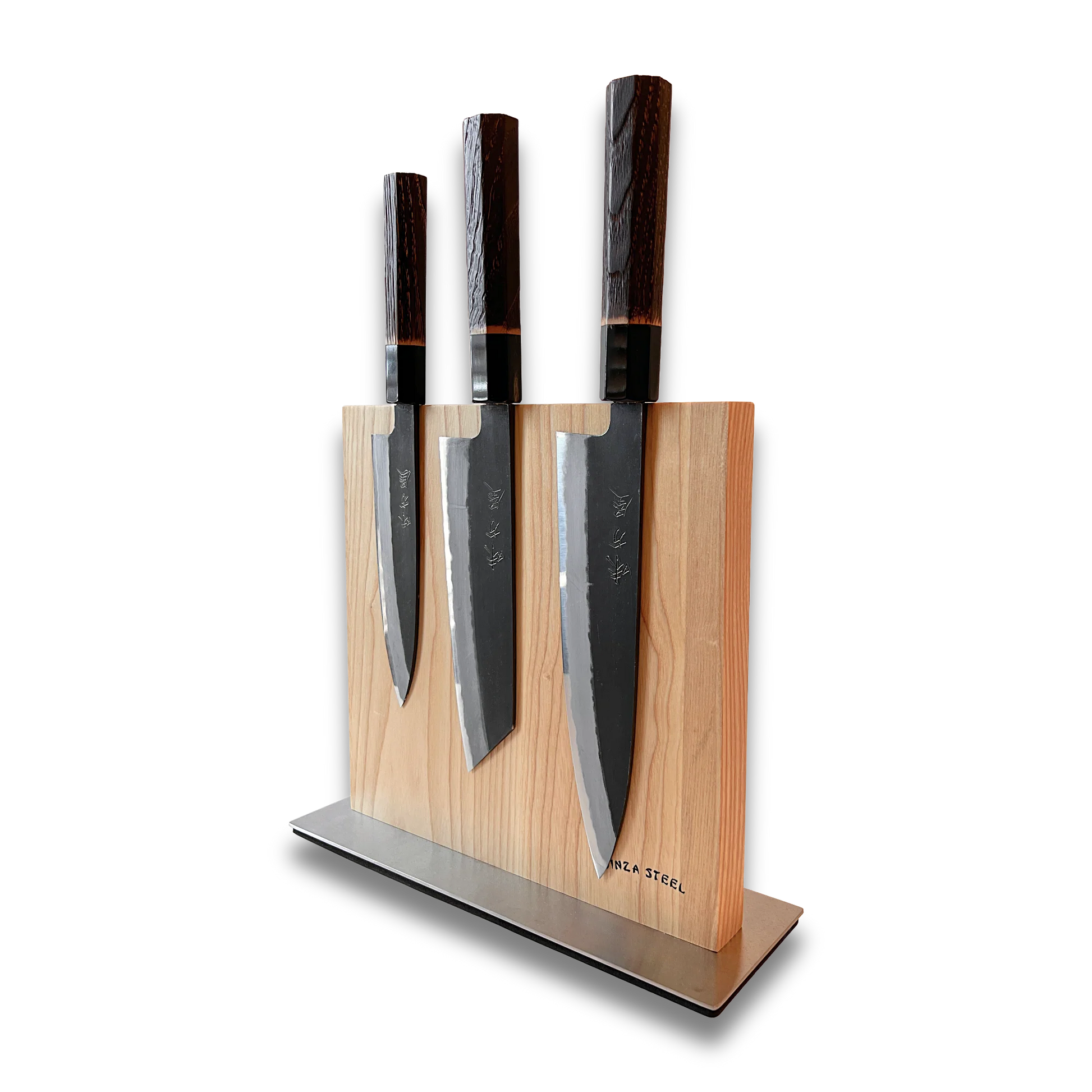 Hinoura Ajikataya Shirogami 4-Piece Japanese Knife Set | Ginza Steel-Knife Set-DECOROLALA