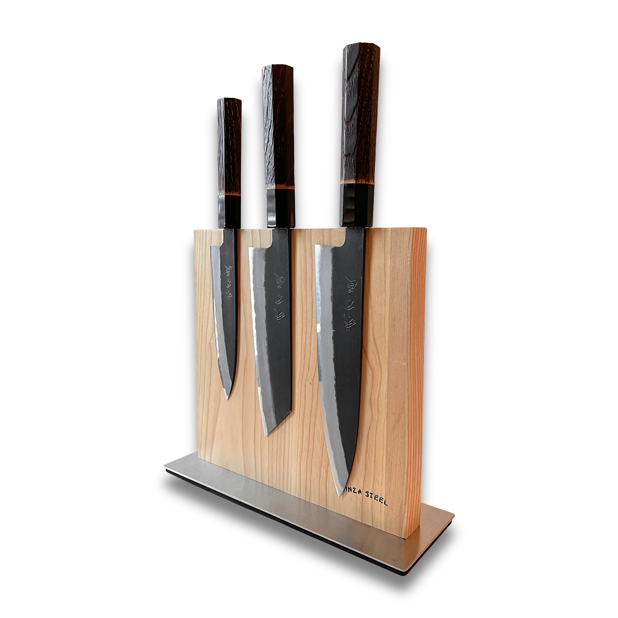Hinoura Ajikataya Shirogami 4-Piece Japanese Knife Set | Ginza Steel-Knife Set-DECOROLALA