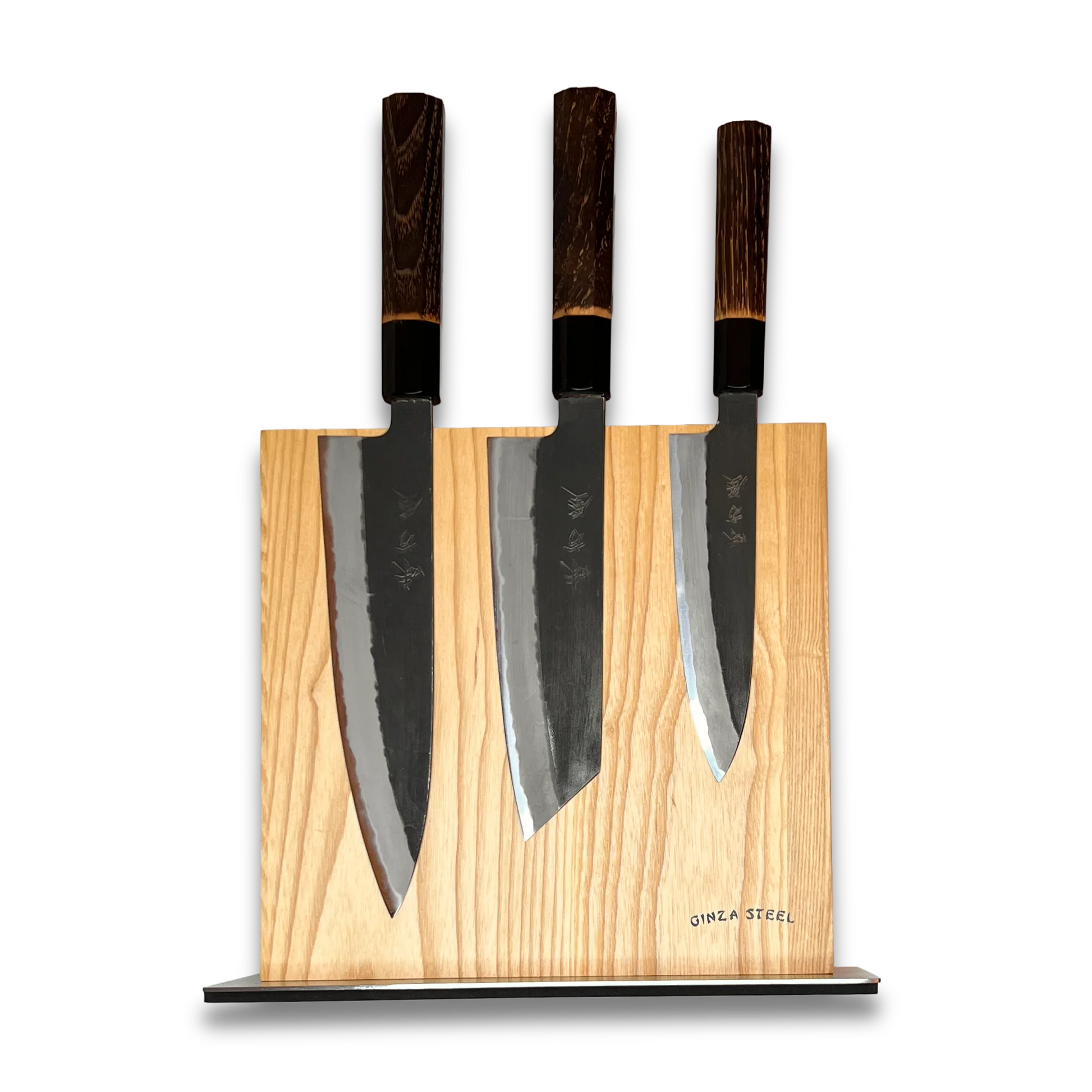 Hinoura Ajikataya Shirogami 4-Piece Japanese Knife Set | Ginza Steel-Knife Set-DECOROLALA
