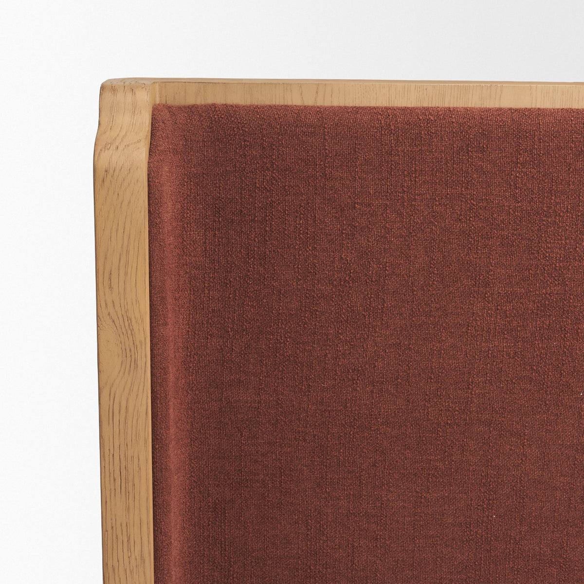 Holden Queen Upholstered Bedframe | Shelter Headboard | Oatmeal Performance Fabric-Bed Frame & Headboards-DECOROLALA