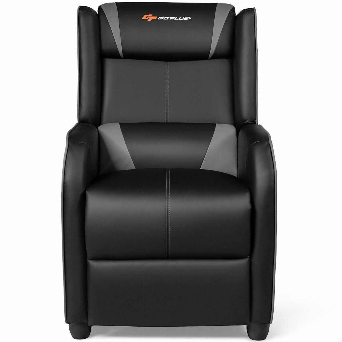 Home Massage Gaming Recliner Chair-Gray-Gaming Chairs-DECOROLALA