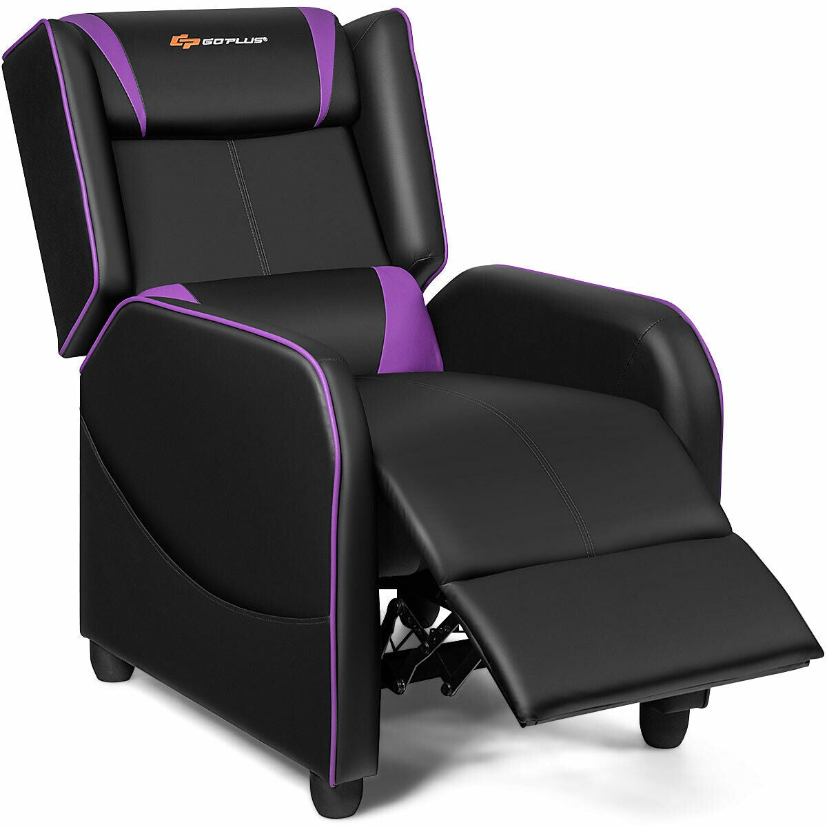 Home Massage Gaming Recliner Chair-Purple-Gaming Chairs-DECOROLALA