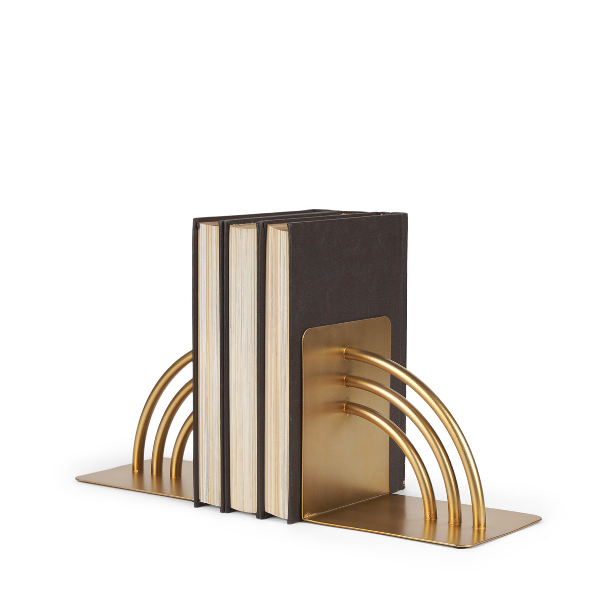 Hope Gold Metal Bookends-Bookends-DECOROLALA