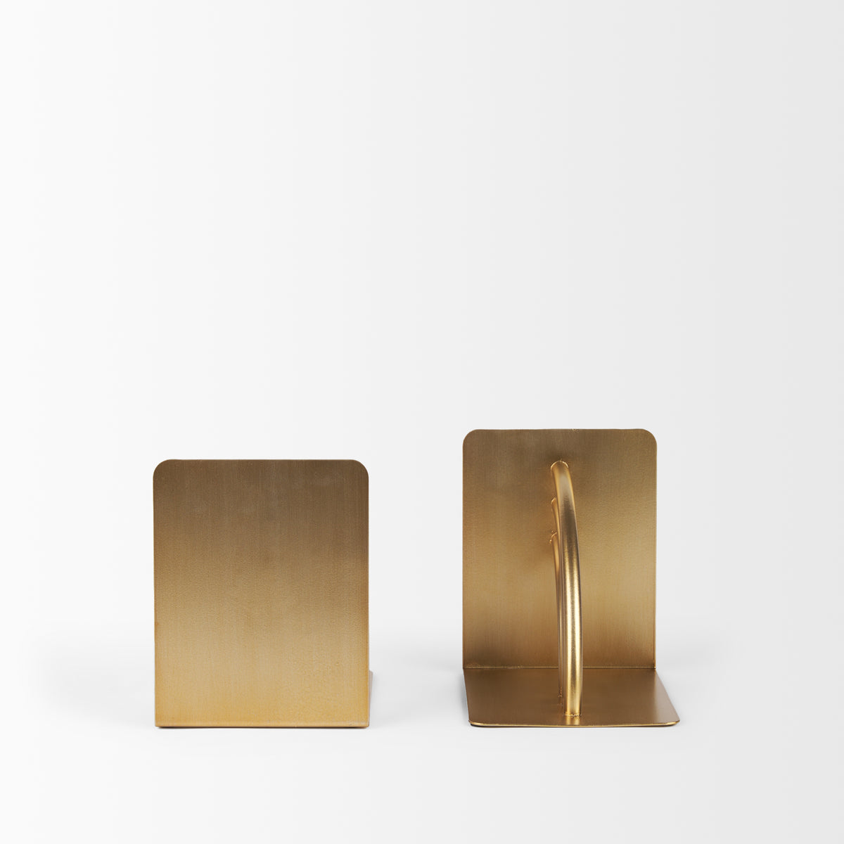 Hope Gold Metal Bookends-Bookends-DECOROLALA
