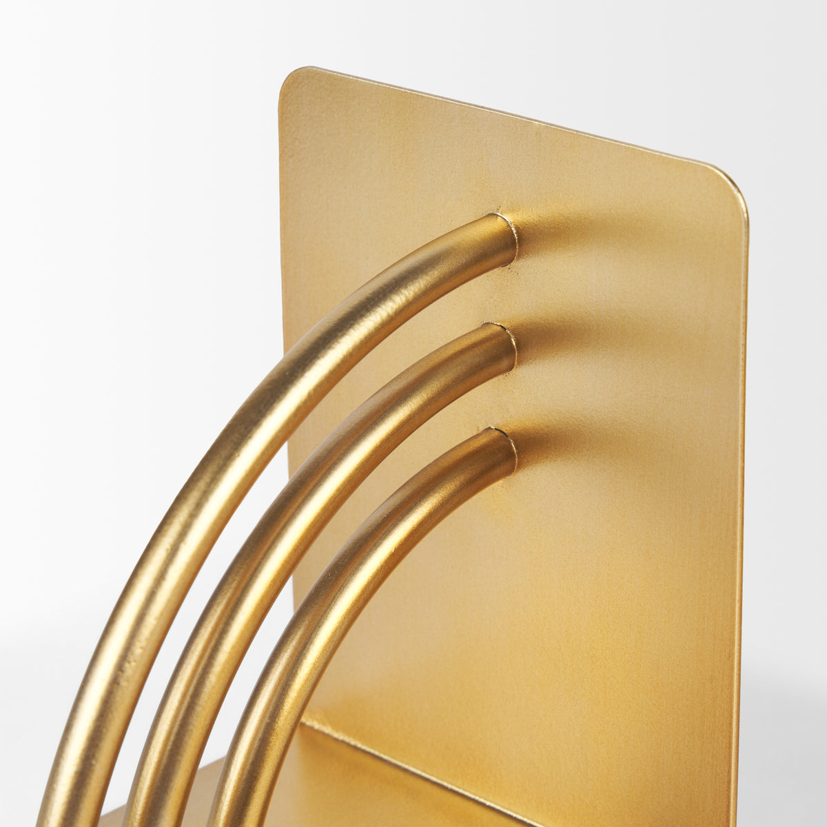 Hope Gold Metal Bookends-Bookends-DECOROLALA