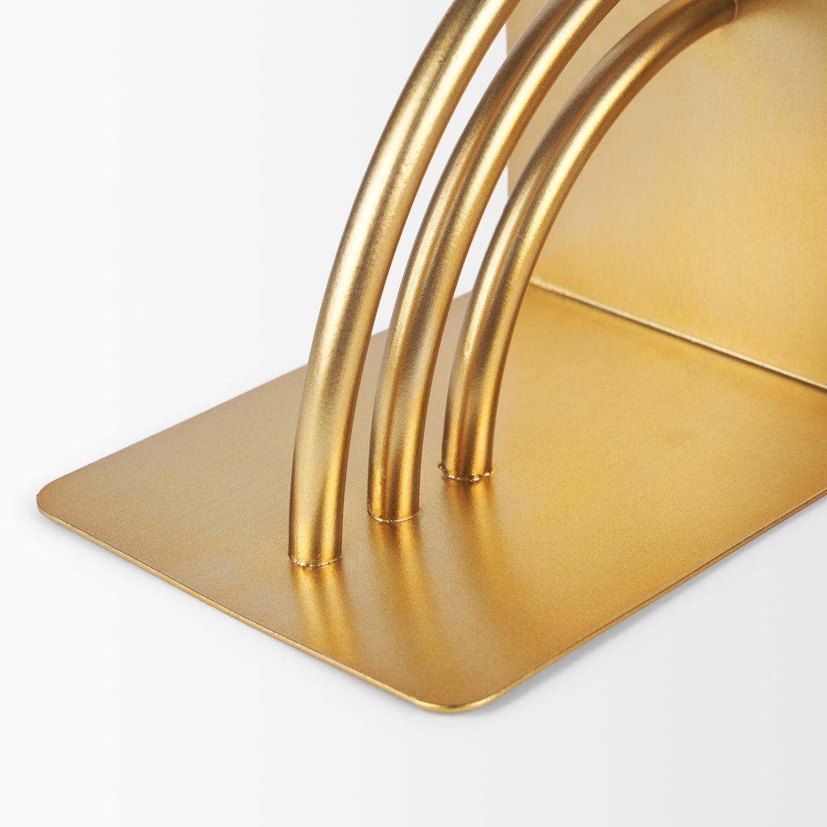 Hope Gold Metal Bookends-Bookends-DECOROLALA