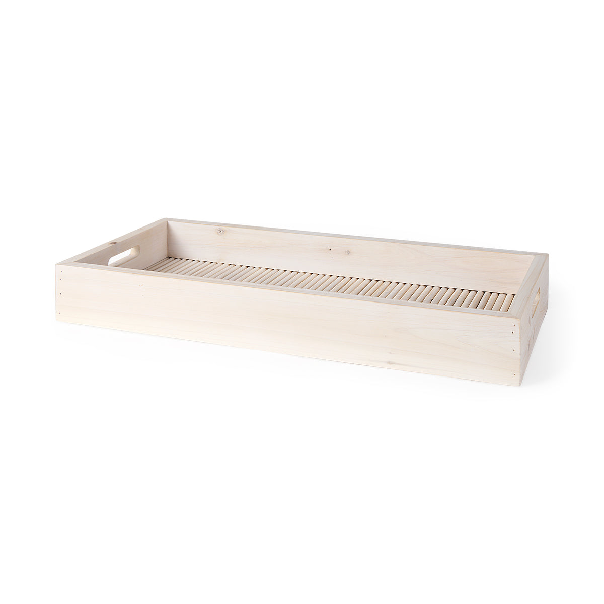 Horatio 28L x 12W Natural Wood Rectangular Serving Tray-Trays-DECOROLALA