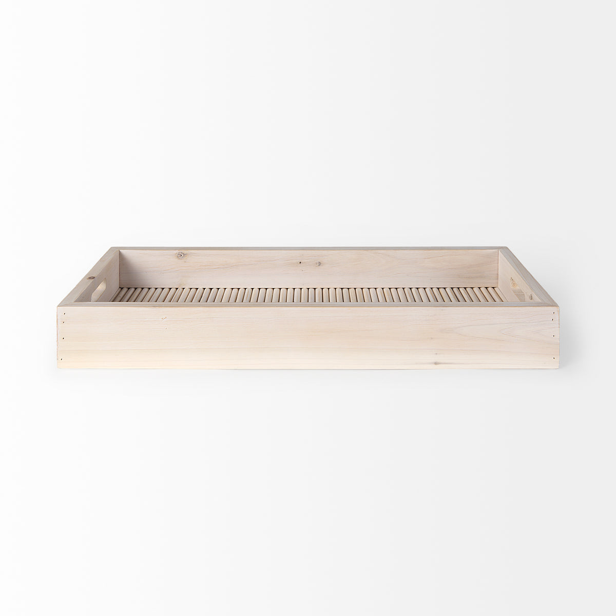 Horatio 28L x 12W Natural Wood Rectangular Serving Tray-Trays-DECOROLALA