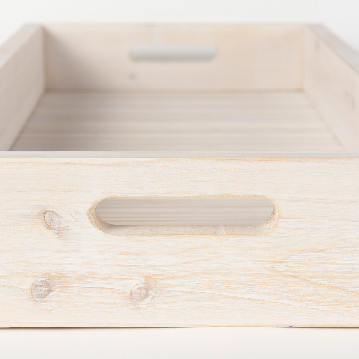 Horatio 28L x 12W Natural Wood Rectangular Serving Tray-Trays-DECOROLALA