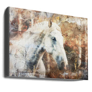 Horse Animal Vintage Art Illustration Wallart 05-canvas-DECOROLALA