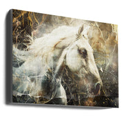 Horse Animal Vintage Art Illustration Wallart 08-canvas-DECOROLALA