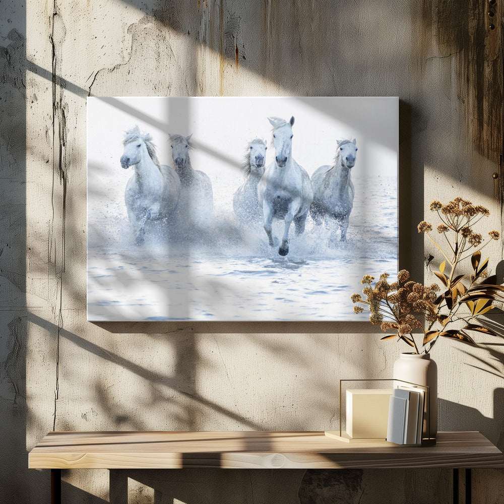 Horses on the Run-canvas-DECOROLALA