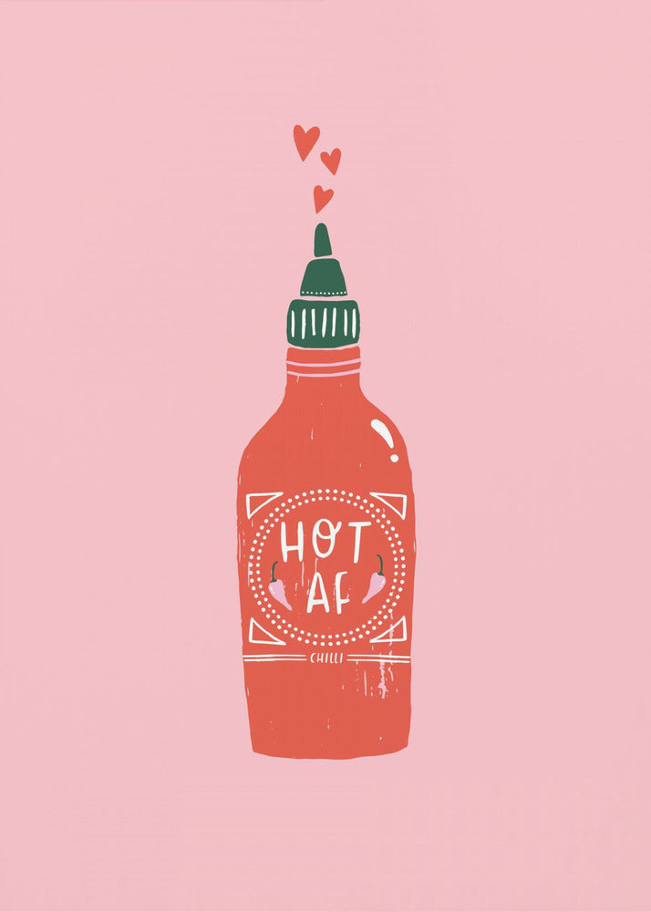 Hot Af Wall Art by Aislinn Simmonds-Canvas Print-DECOROLALA