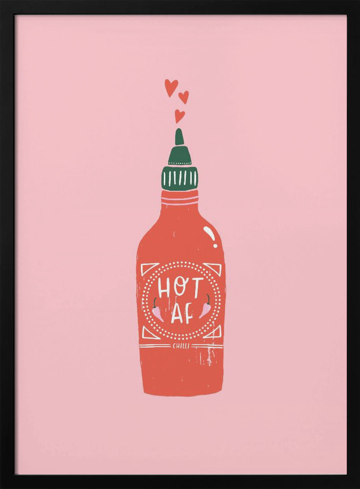 Hot Af Wall Art by Aislinn Simmonds-Canvas Print-DECOROLALA