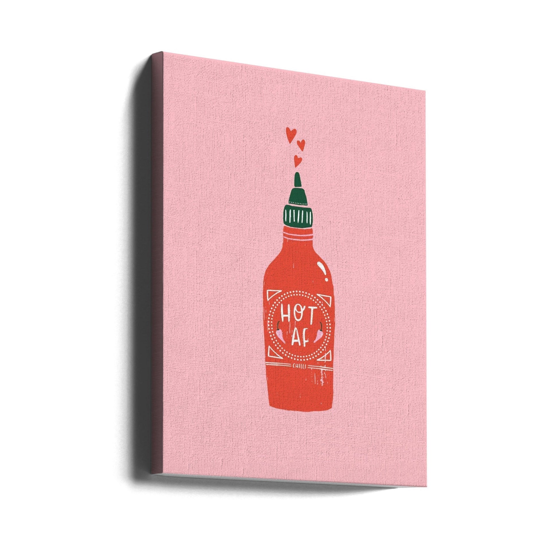 Hot Af Wall Art by Aislinn Simmonds-Canvas Print-DECOROLALA