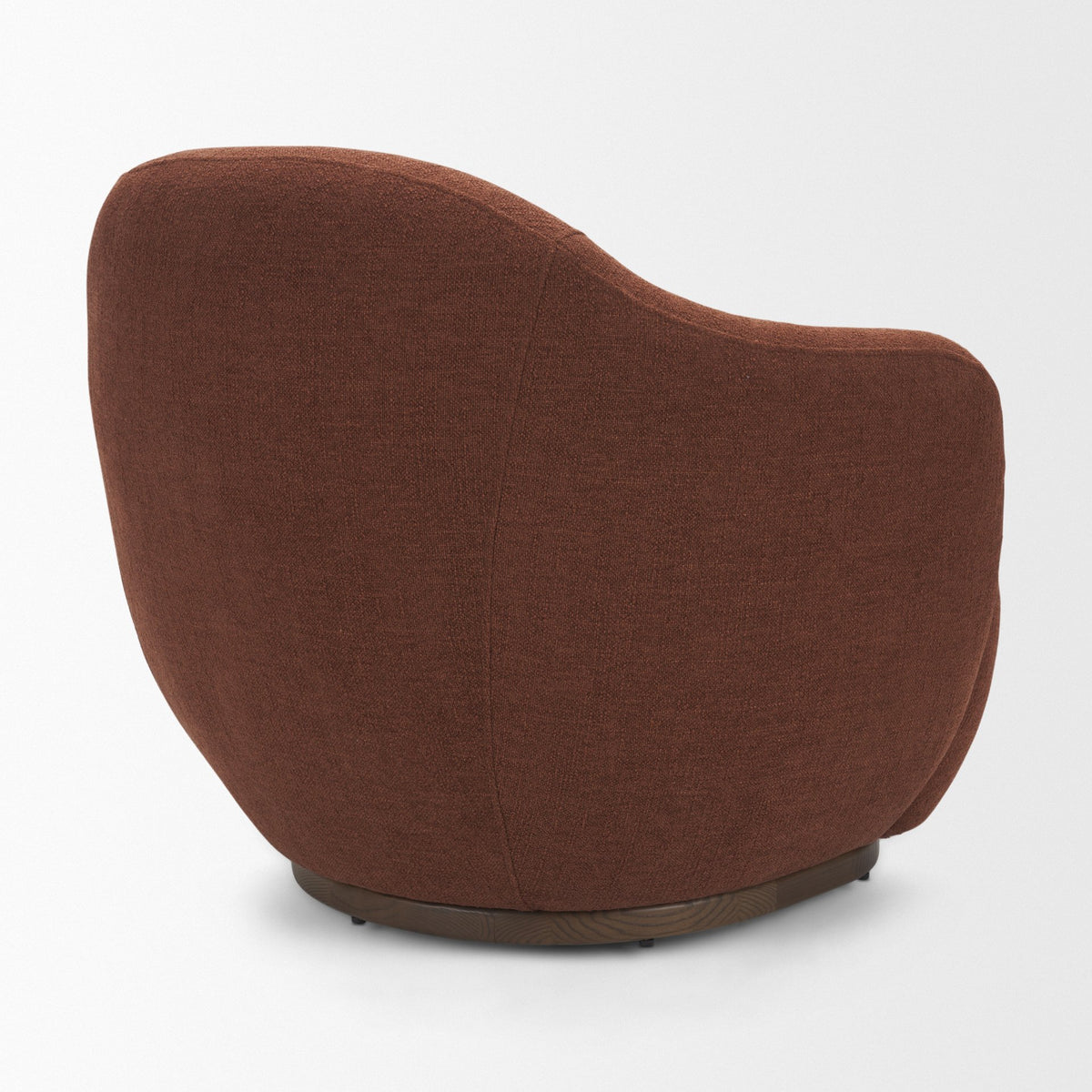 Hudson Burgundy Fabric Upholstered Chair-Accent Chairs-DECOROLALA