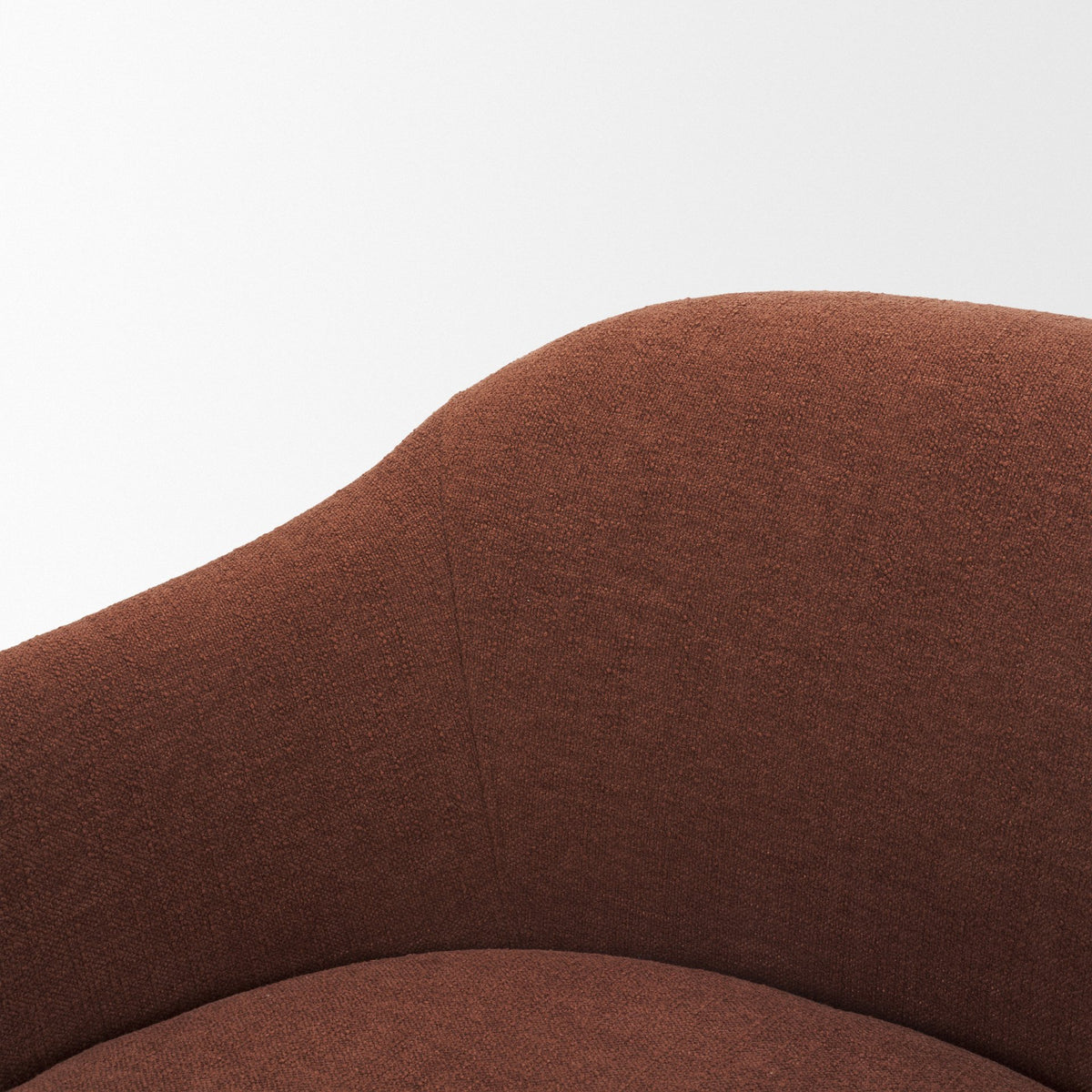 Hudson Burgundy Fabric Upholstered Chair-Accent Chairs-DECOROLALA