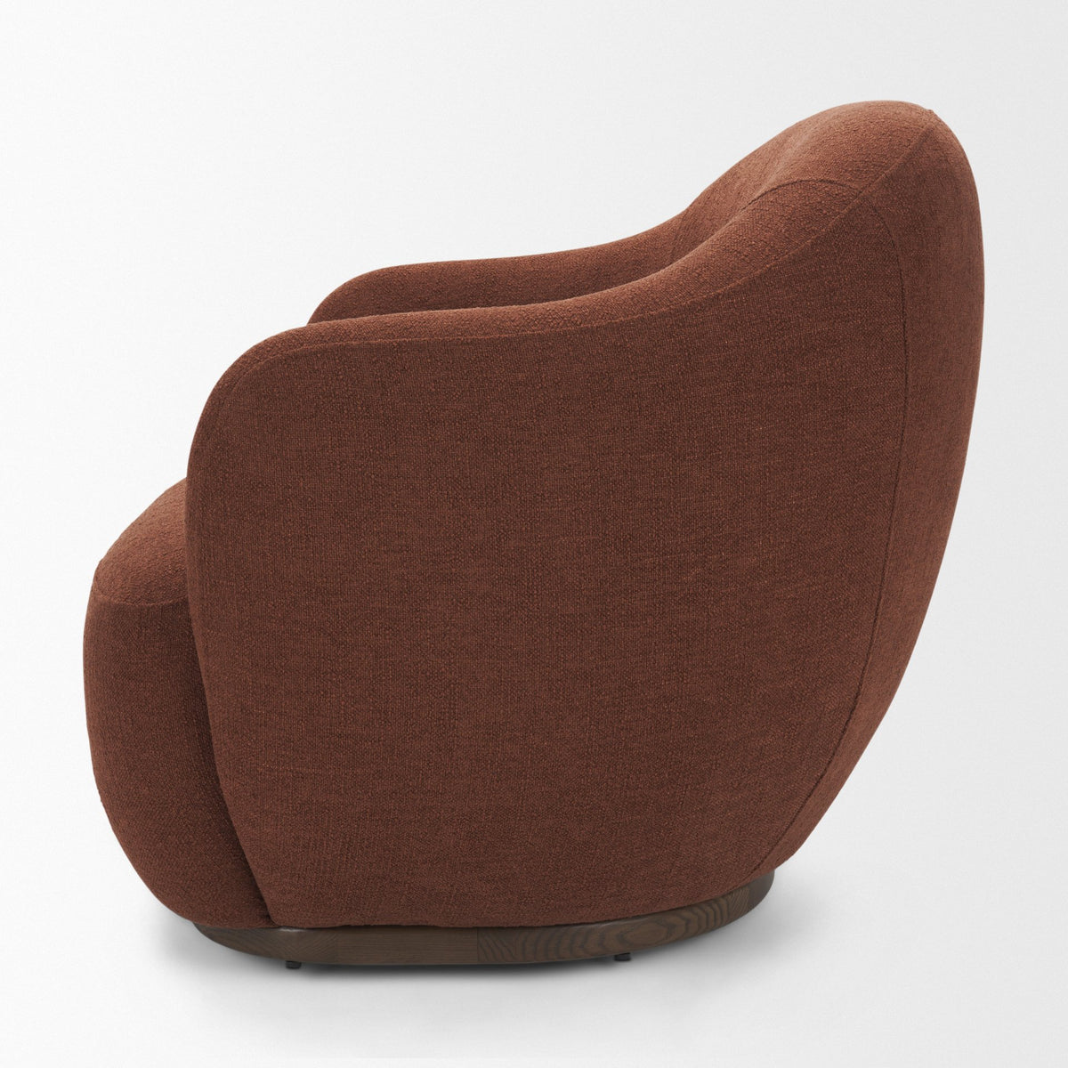 Hudson Mustard Fabric Upholstered Swivel Chair-Accent Chairs-DECOROLALA