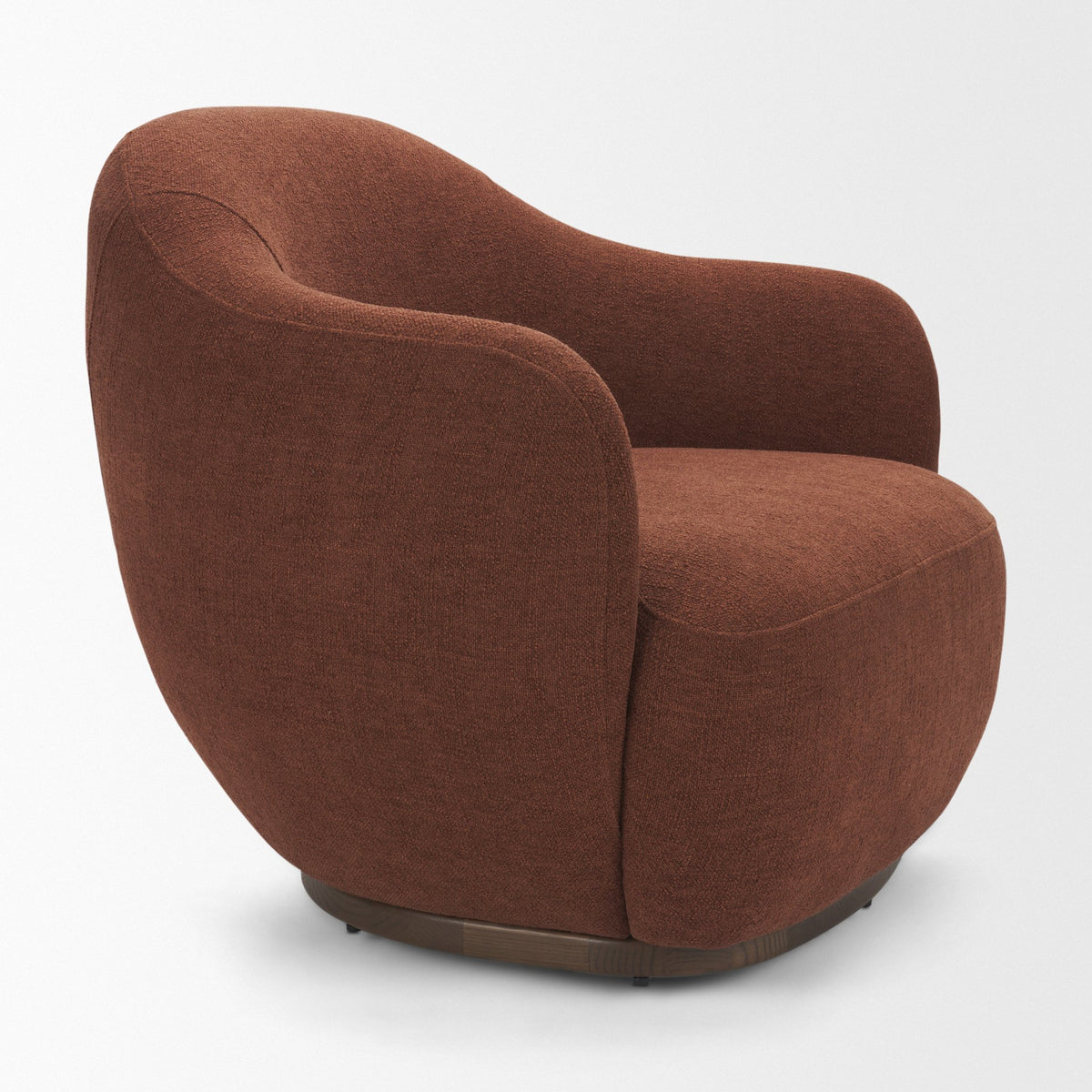Hudson Mustard Fabric Upholstered Swivel Chair-Accent Chairs-DECOROLALA
