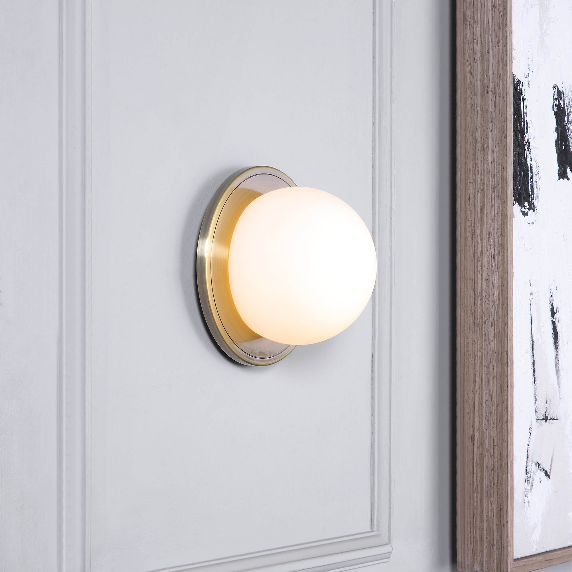 Hugos 6.5" Wall Sconce, Black Etched-Wall Sconce-DECOROLALA