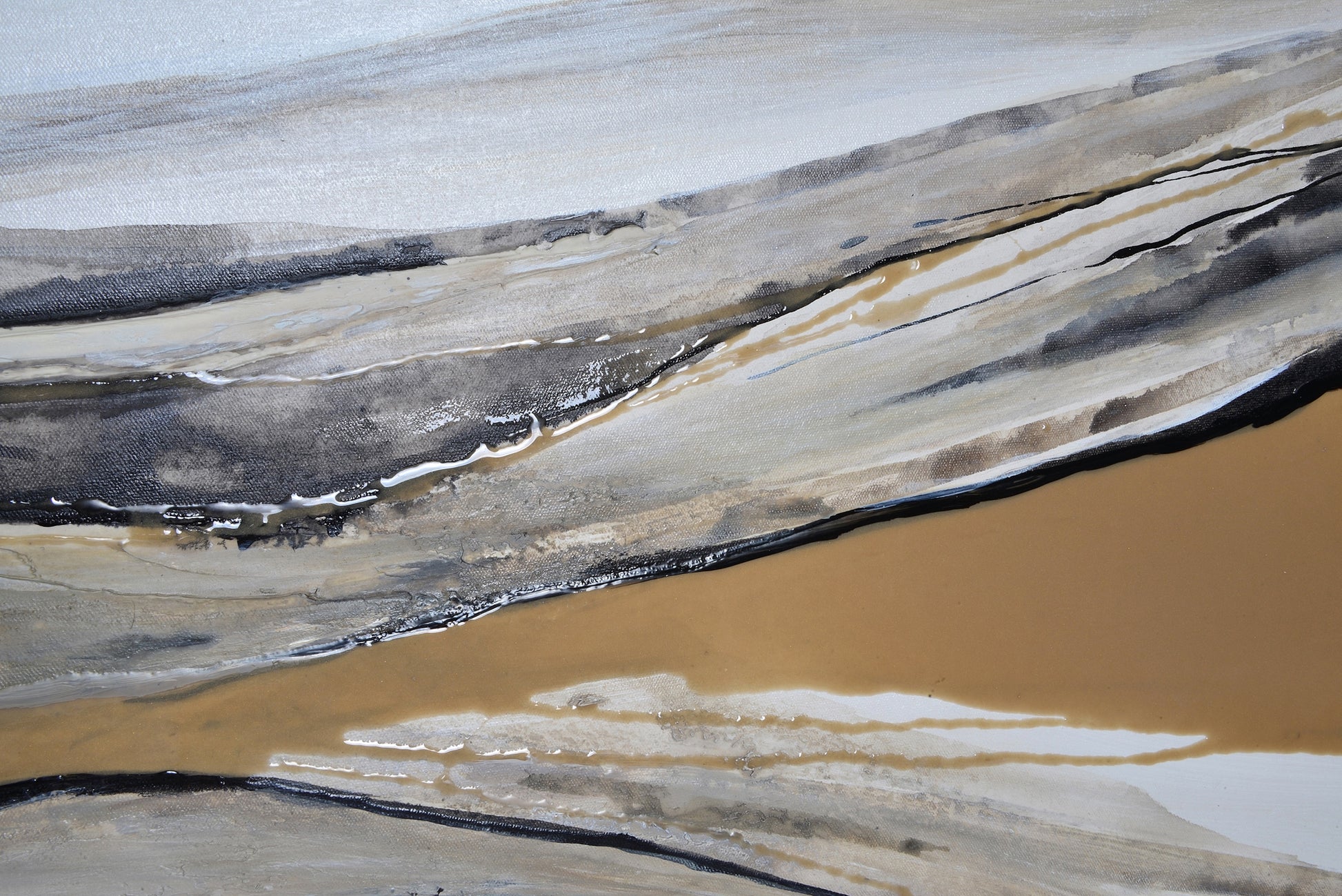 Humphrey 40" Wide Canvas Art, Green-Canvas Art-DECOROLALA