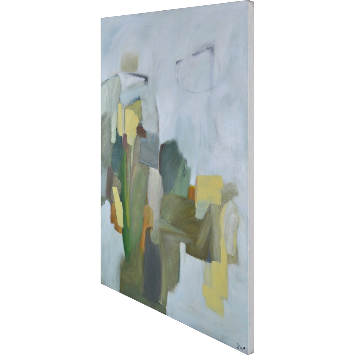 Humphrey 40" Wide Canvas Art, Green-Canvas Prints-DECOROLALA