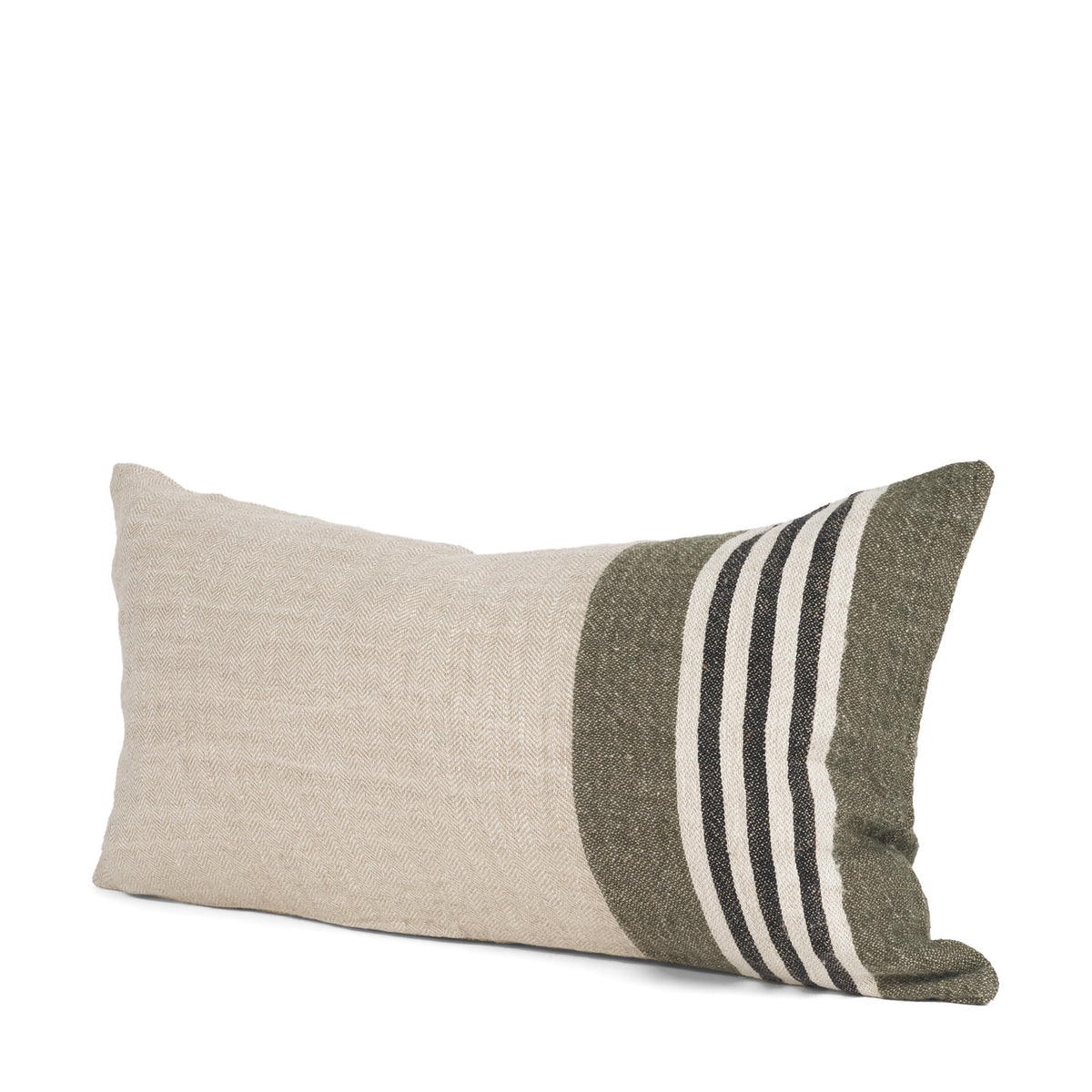 Hunter Lumbar Decorative Pillow Cover - Oatmeal (min order qty 2)-Decorative Pillows-DECOROLALA