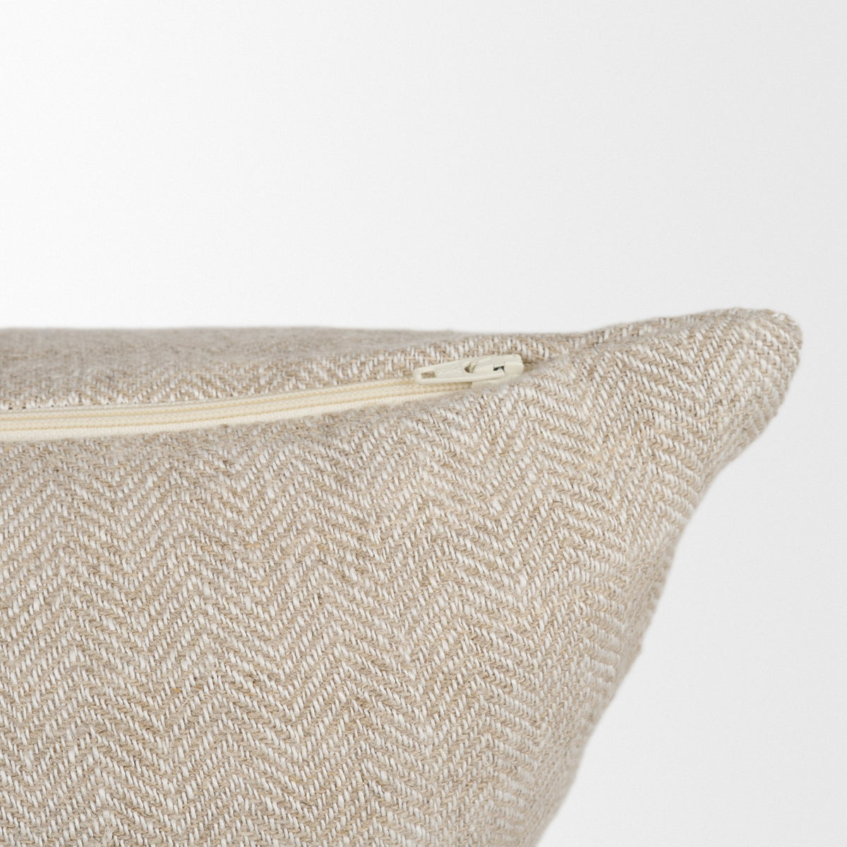 Hunter Oatmeal & Green Stripe Pillow Cover (min order qty 2)-Decorative Pillows-DECOROLALA