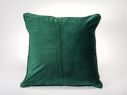 Hunter Green Plush Velvet Decorative Pillow-Decorative Cushions-DECOROLALA