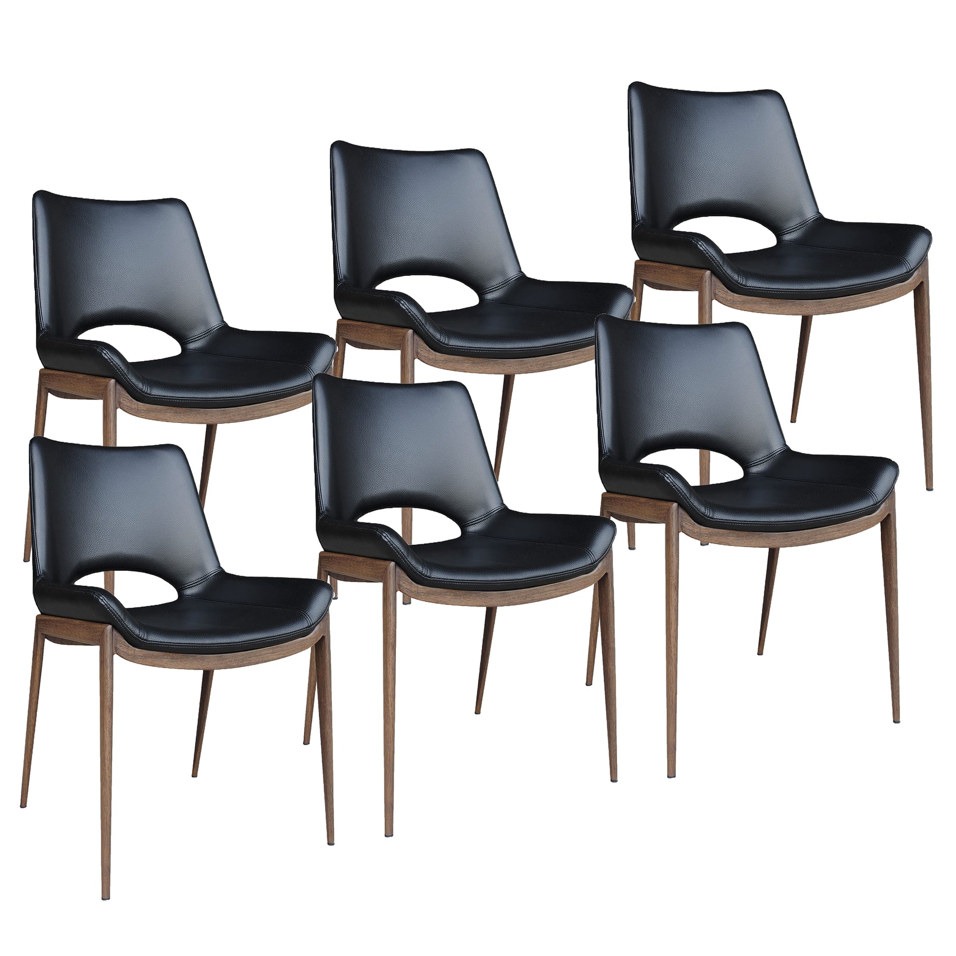 ICONA-DINING CHAIR-BLACK_WALNUT-Dining Chair-DECOROLALA