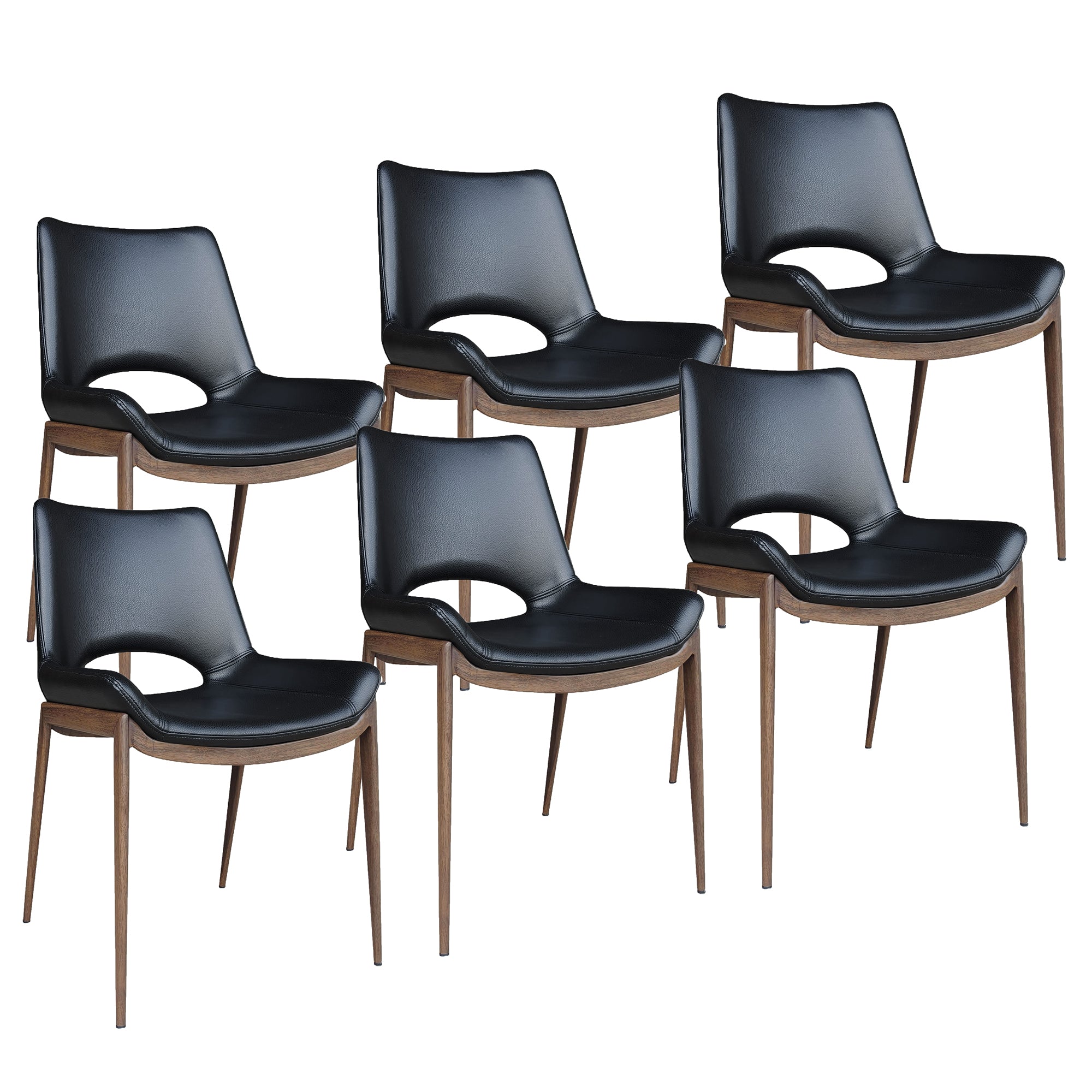 ICONA-DINING CHAIR-BLACK_WALNUT-Dining Chair-DECOROLALA
