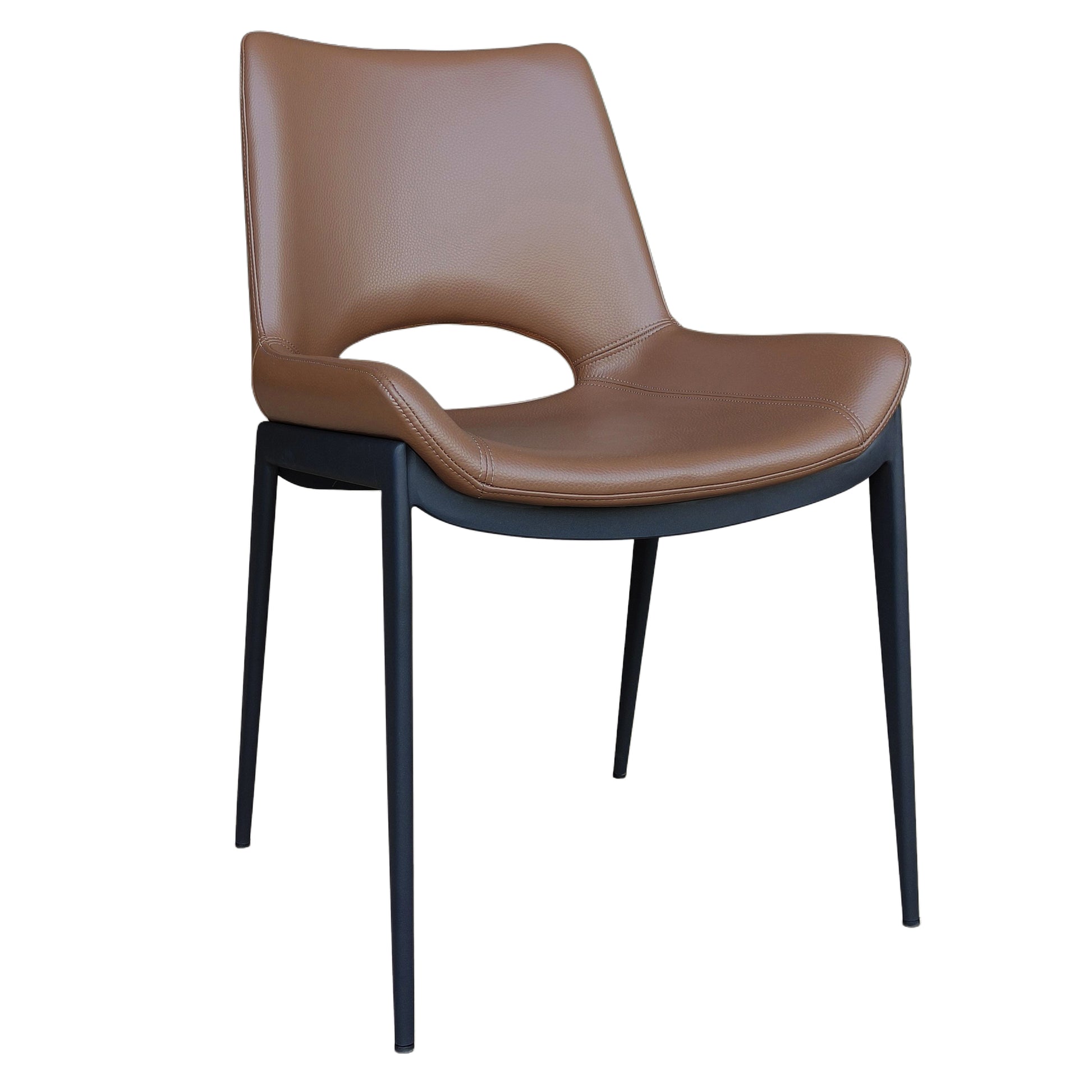 ICONA-DINING CHAIR-SADDLE_BLACK-Dining Chair-DECOROLALA