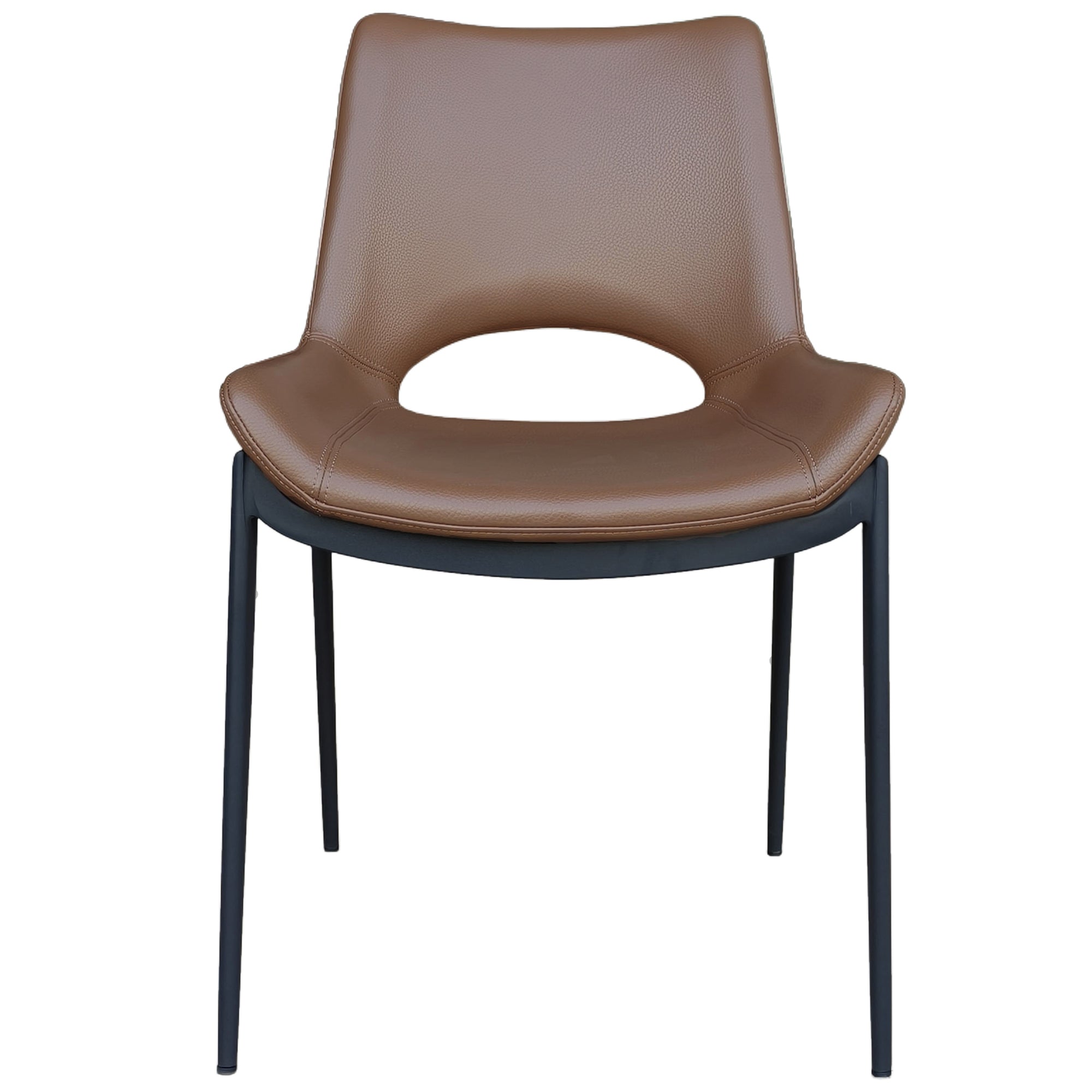 ICONA-DINING CHAIR-SADDLE_BLACK-Dining Chair-DECOROLALA