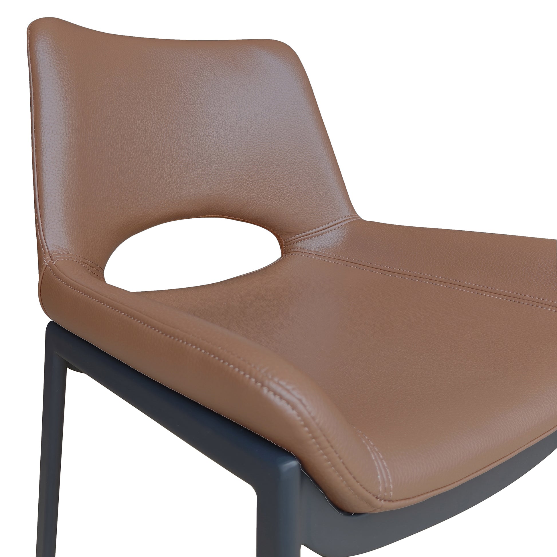 ICONA-DINING CHAIR-SADDLE_BLACK-Dining Chair-DECOROLALA