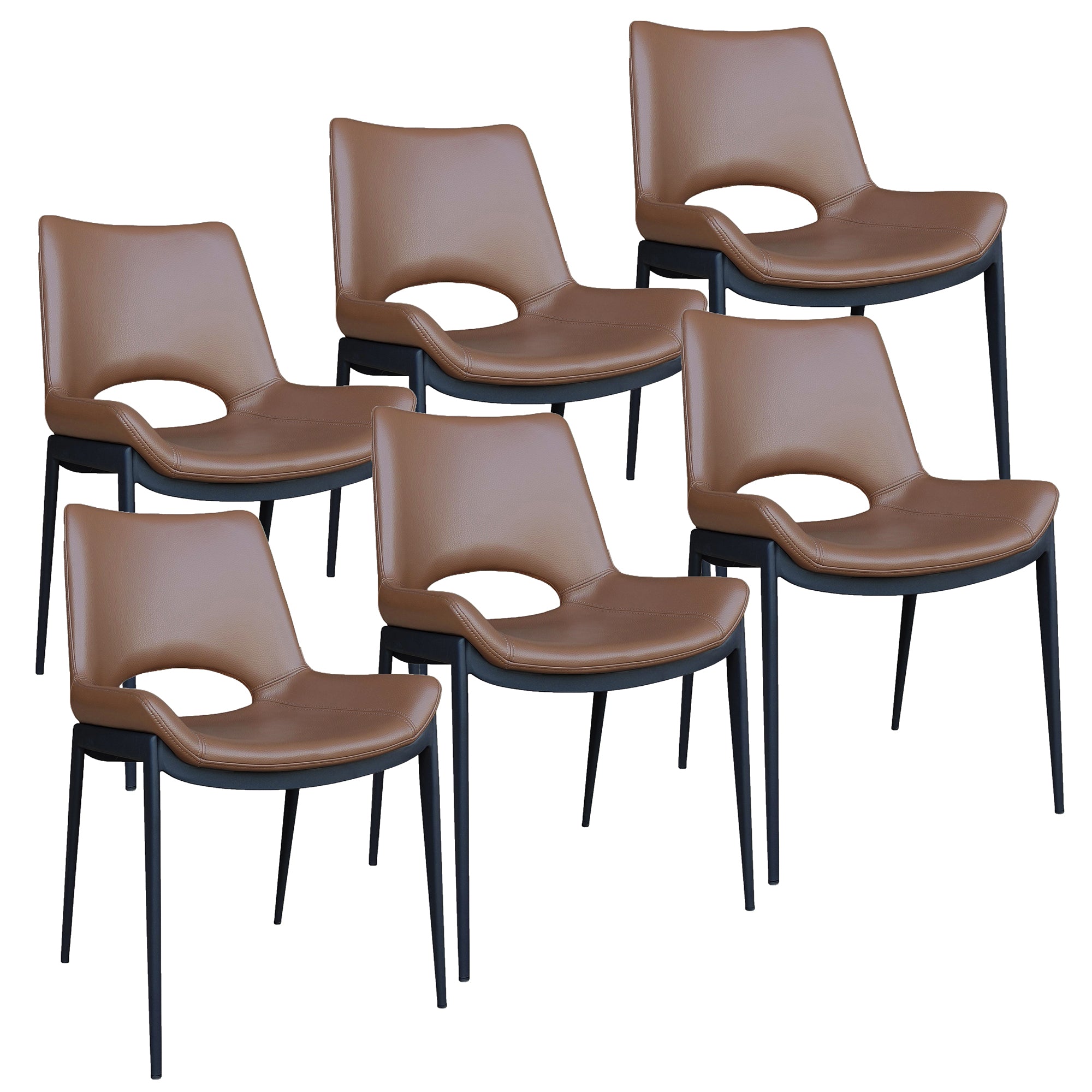 ICONA-DINING CHAIR-SADDLE_BLACK-Dining Chair-DECOROLALA