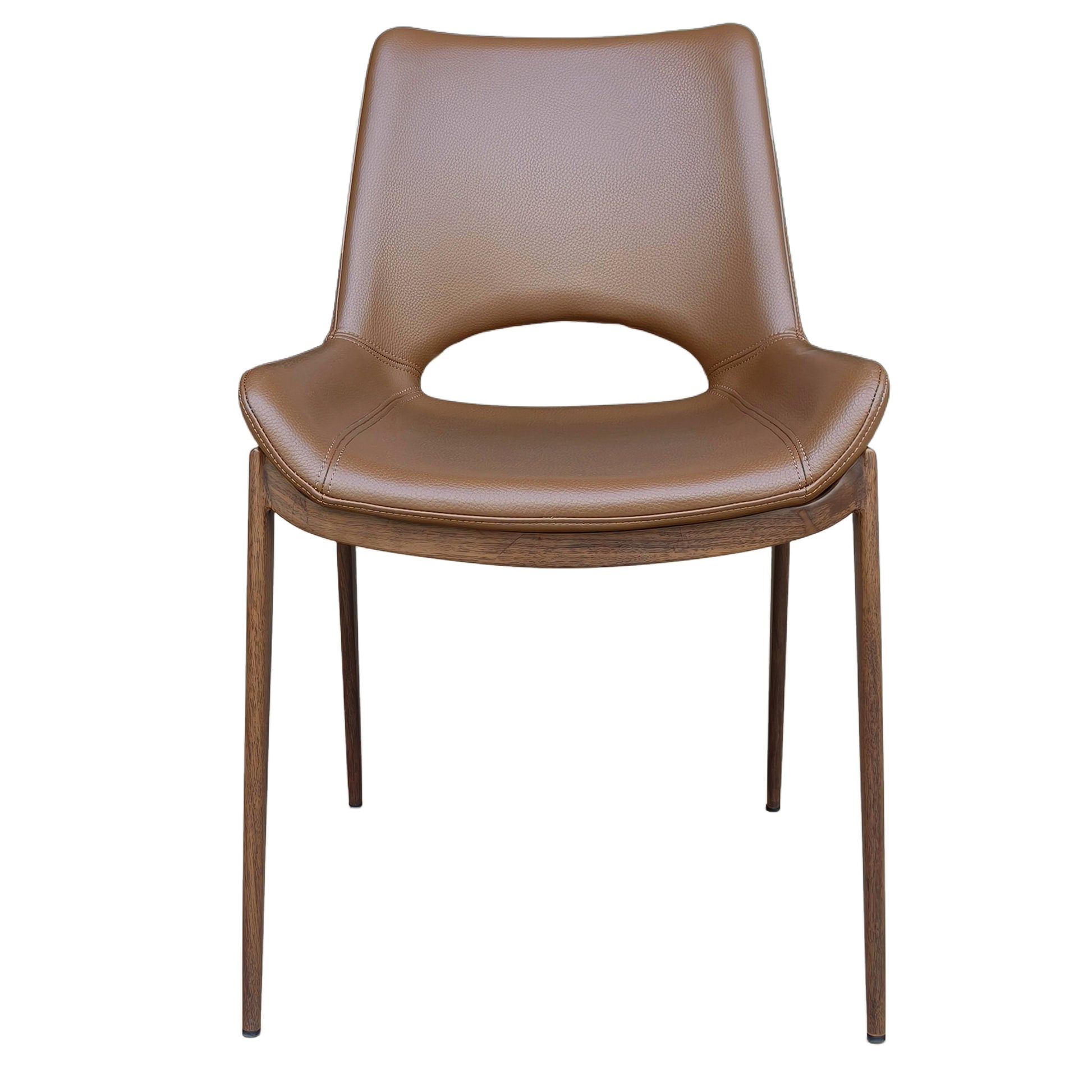 ICONA-DINING CHAIR-SADDLE_WALNUT-Dining Chair-DECOROLALA