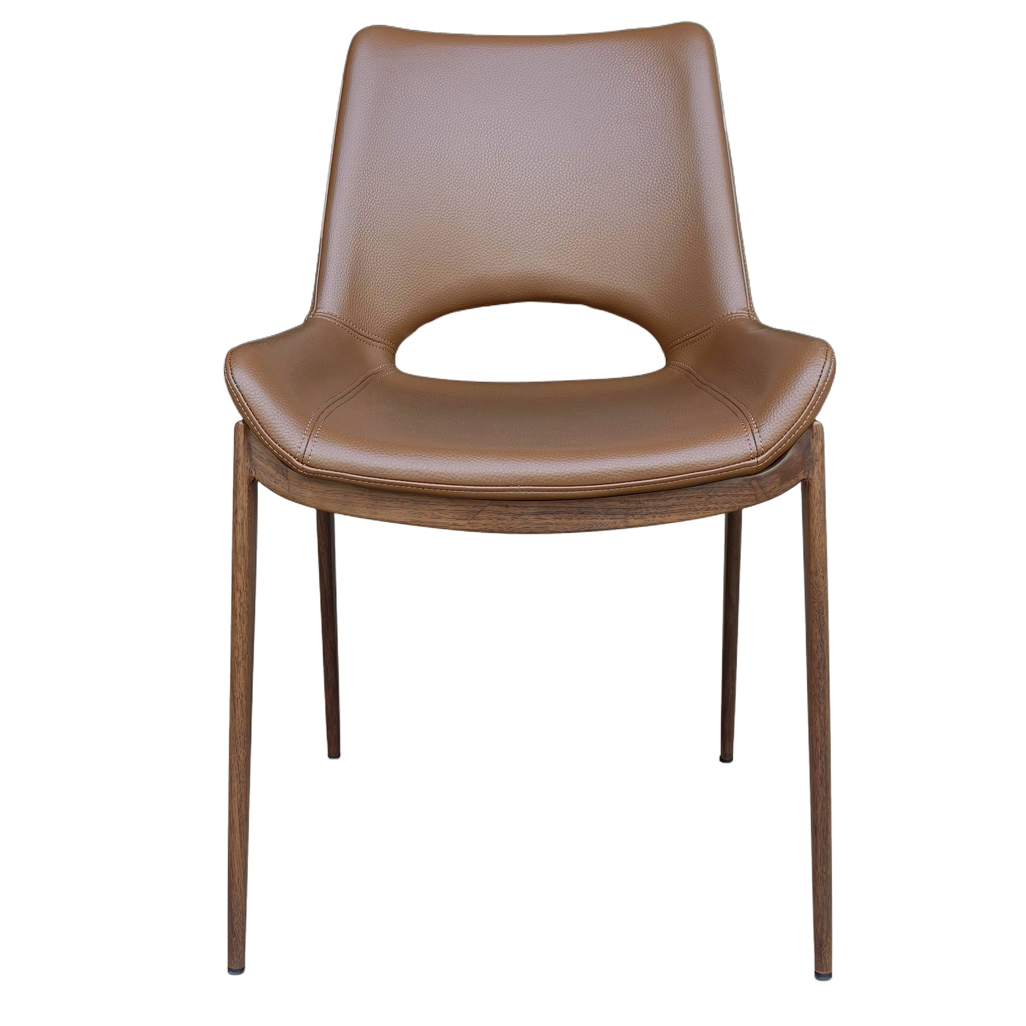 ICONA-DINING CHAIR-SADDLE_WALNUT-Dining Chair-DECOROLALA