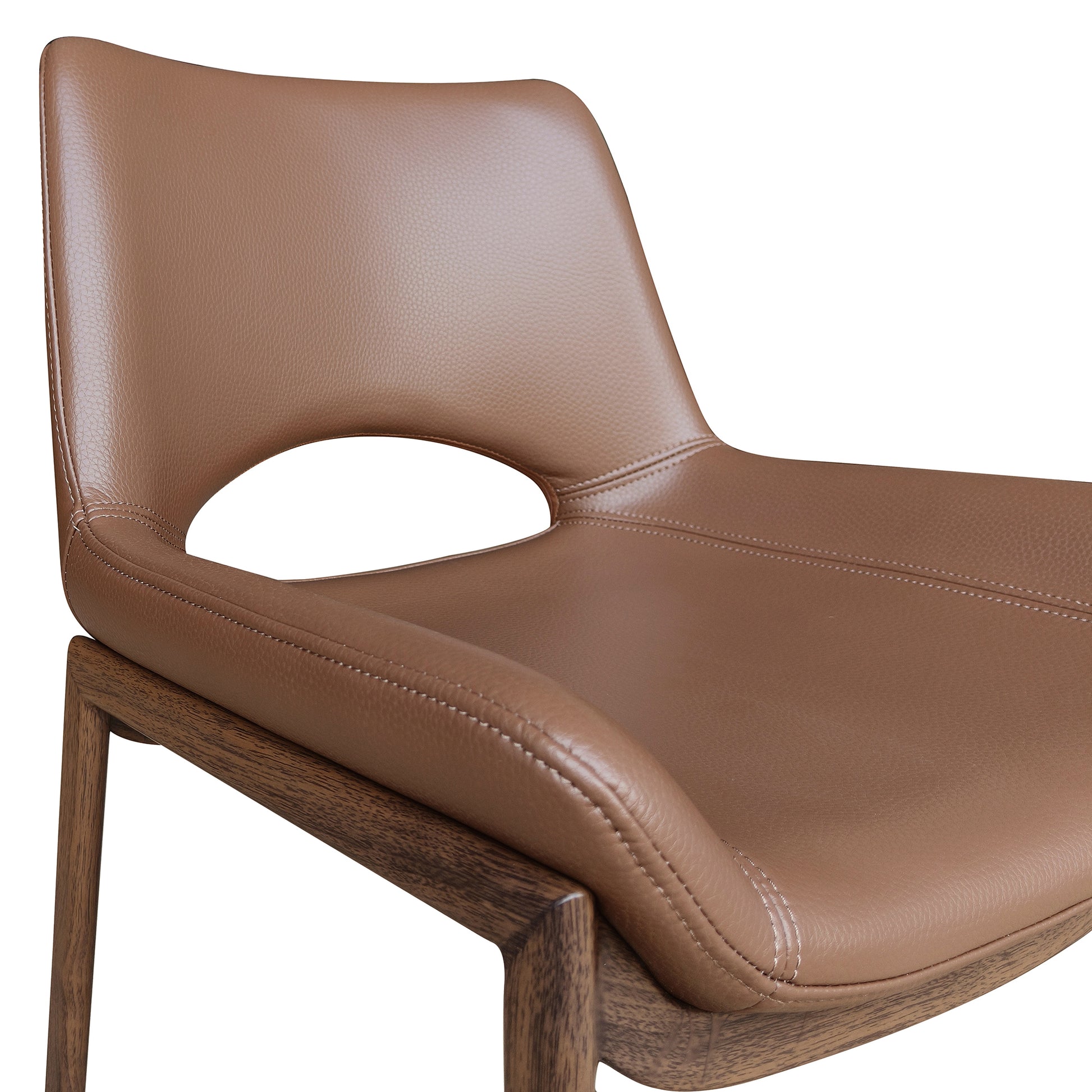 ICONA-DINING CHAIR-SADDLE_WALNUT-Dining Chair-DECOROLALA