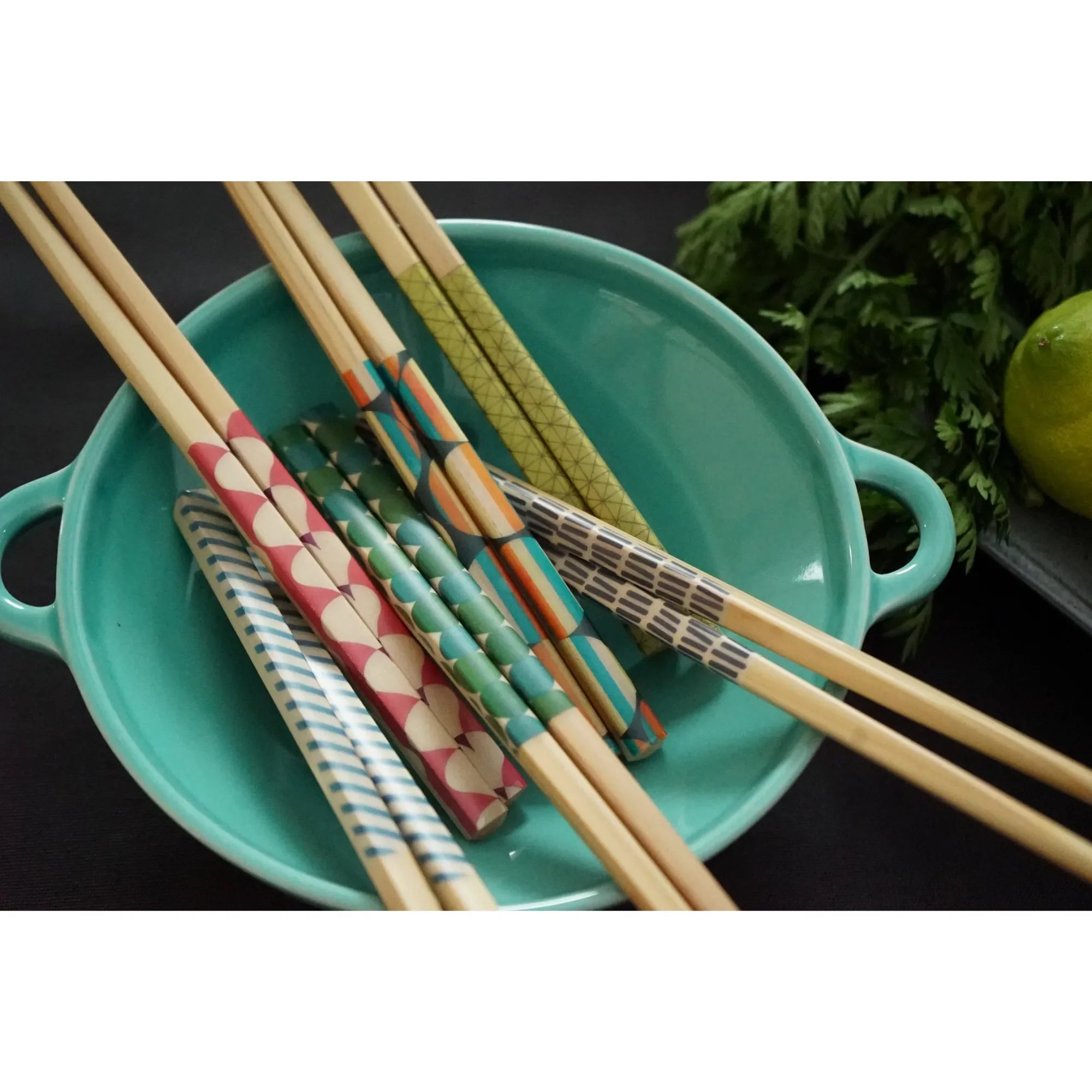 IHANA Japanese Chopsticks - Beautiful Art & Intricate Patterns-Tableware-DECOROLALA