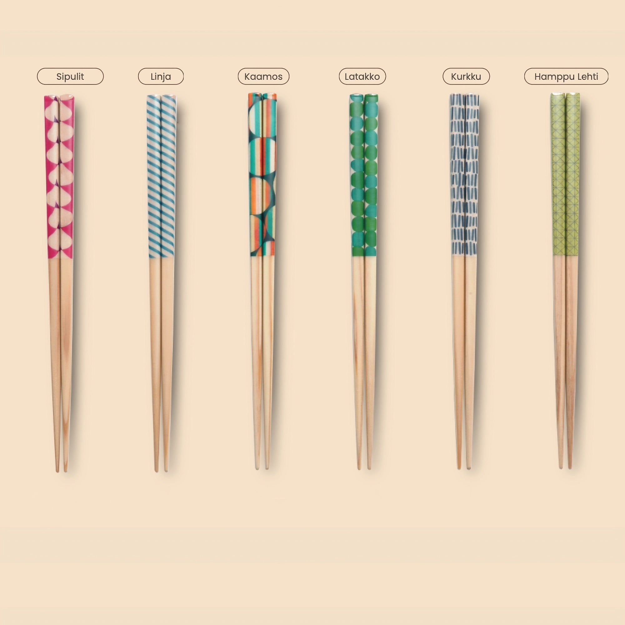IHANA Japanese Chopsticks - Beautiful Art & Intricate Patterns-Tableware-DECOROLALA
