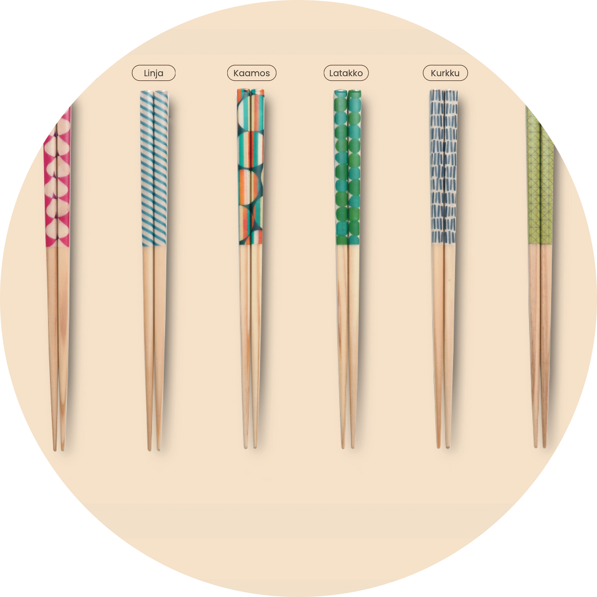 IHANA Japanese Chopsticks - Beautiful Art & Intricate Patterns-Tableware-DECOROLALA