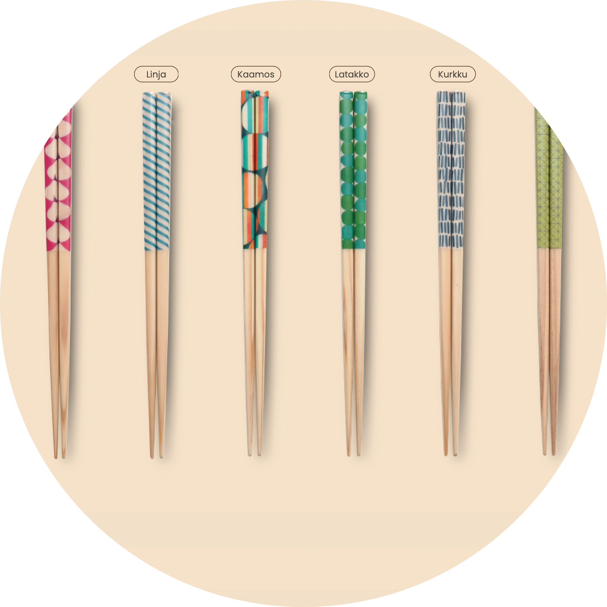 IHANA Japanese Chopsticks - Beautiful Art & Intricate Patterns-Tableware-DECOROLALA