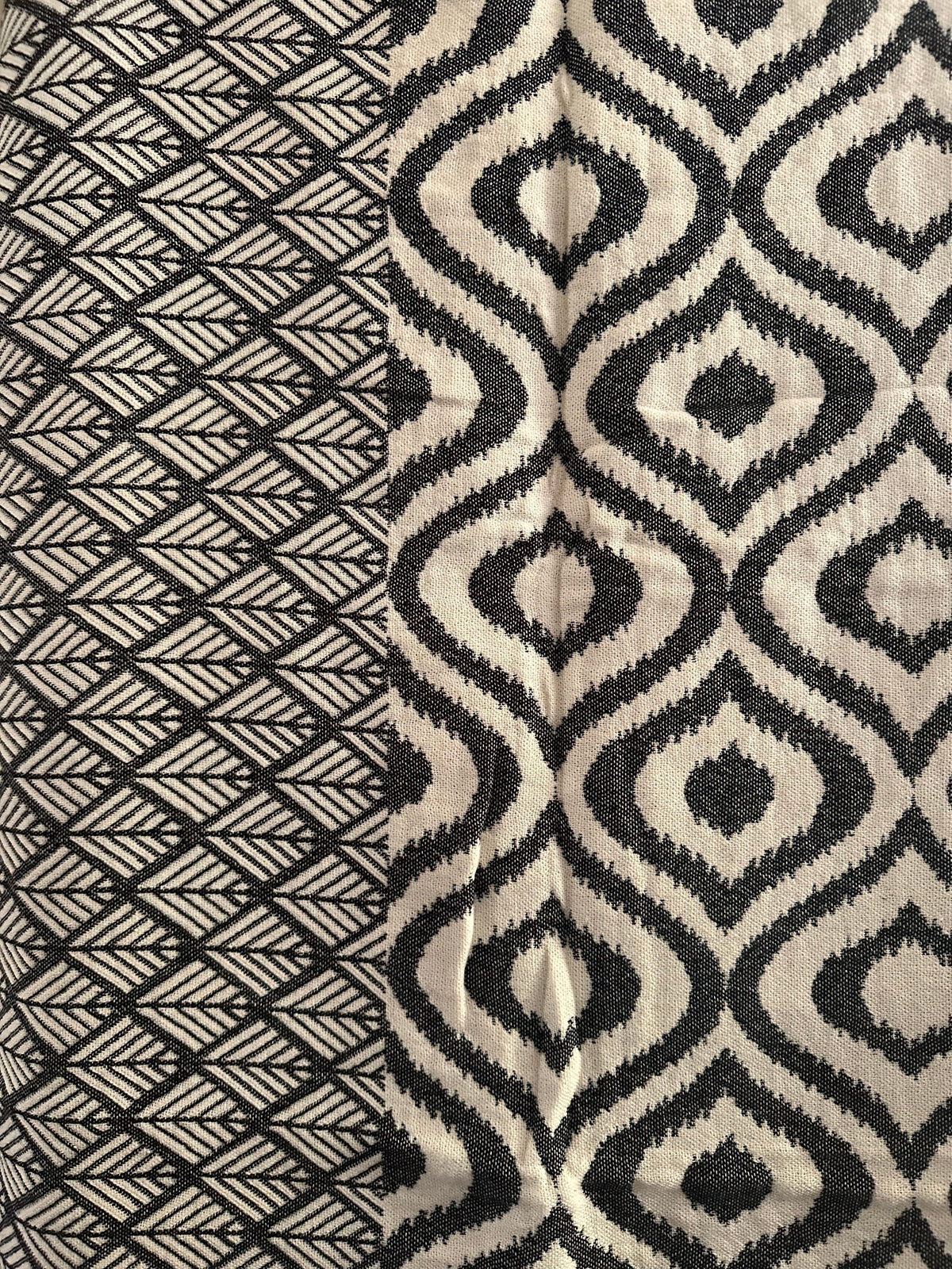 IKAT Yellow Turkish Throw - 60"x72" Organic Cotton-Throw Blankets-DECOROLALA