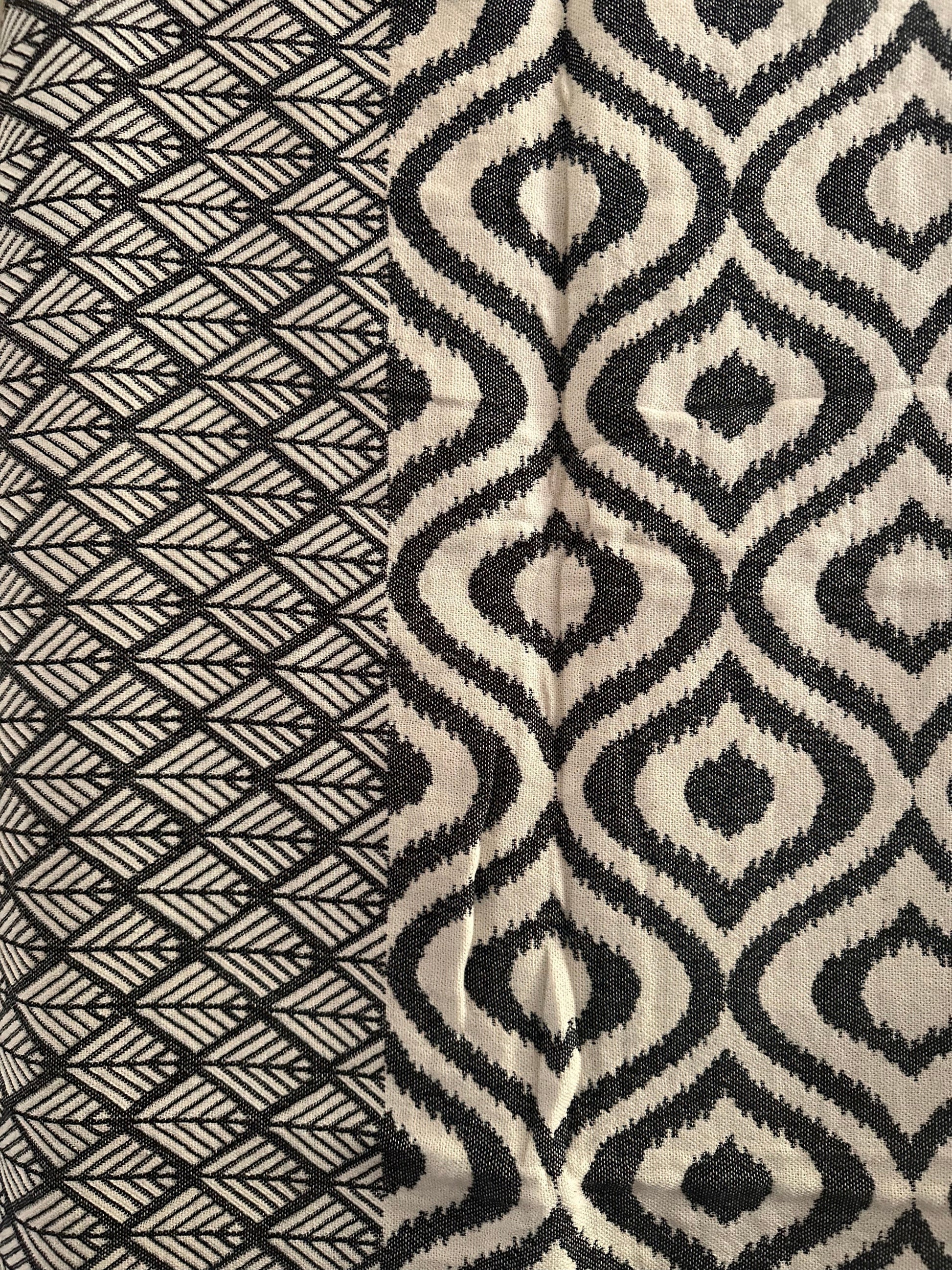 IKAT Yellow Turkish Throw - 60"x72" Organic Cotton-Turkish Throw-DECOROLALA