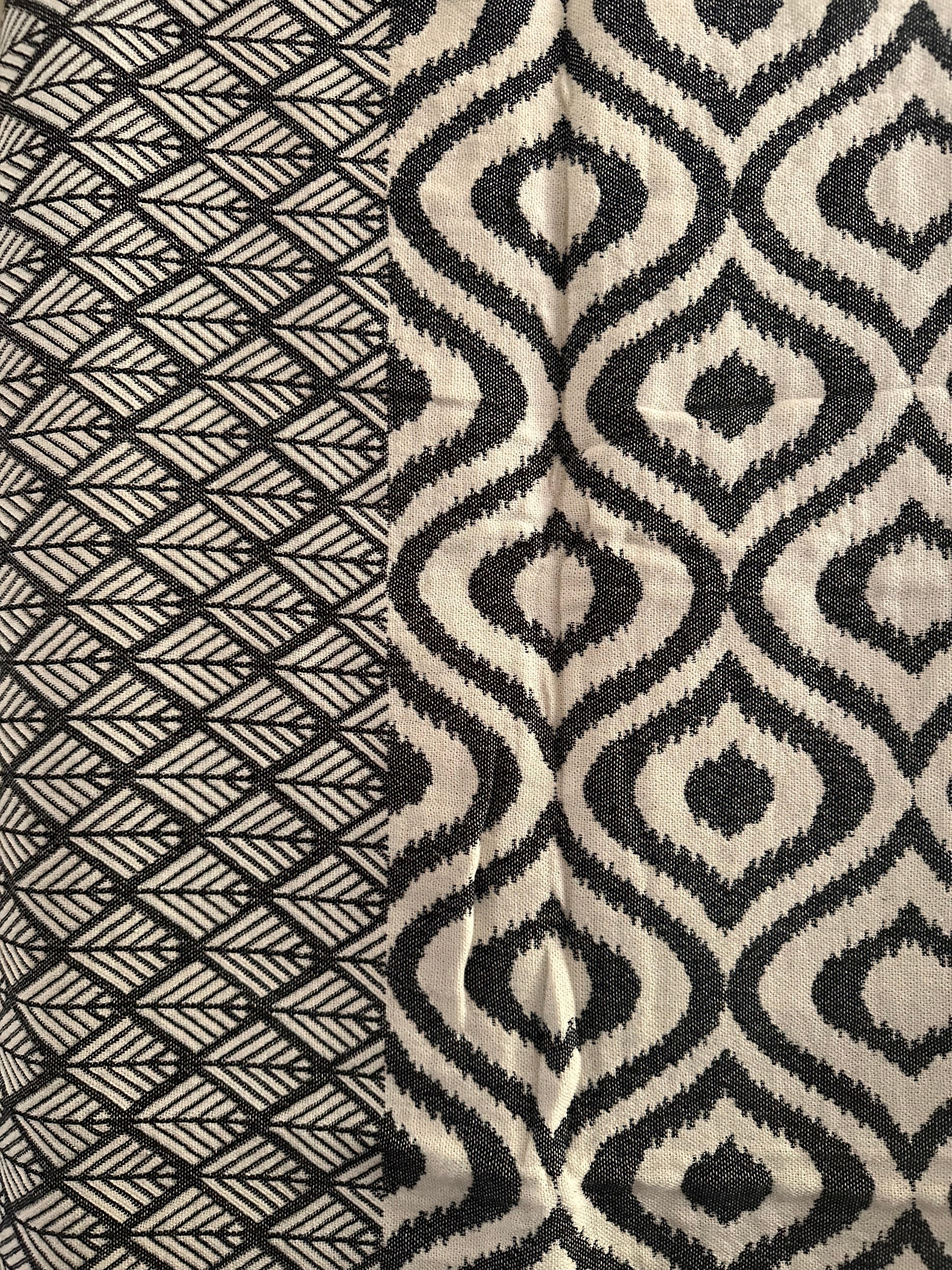 IKAT Yellow Turkish Throw - 60"x72" Organic Cotton-Turkish Throw-DECOROLALA