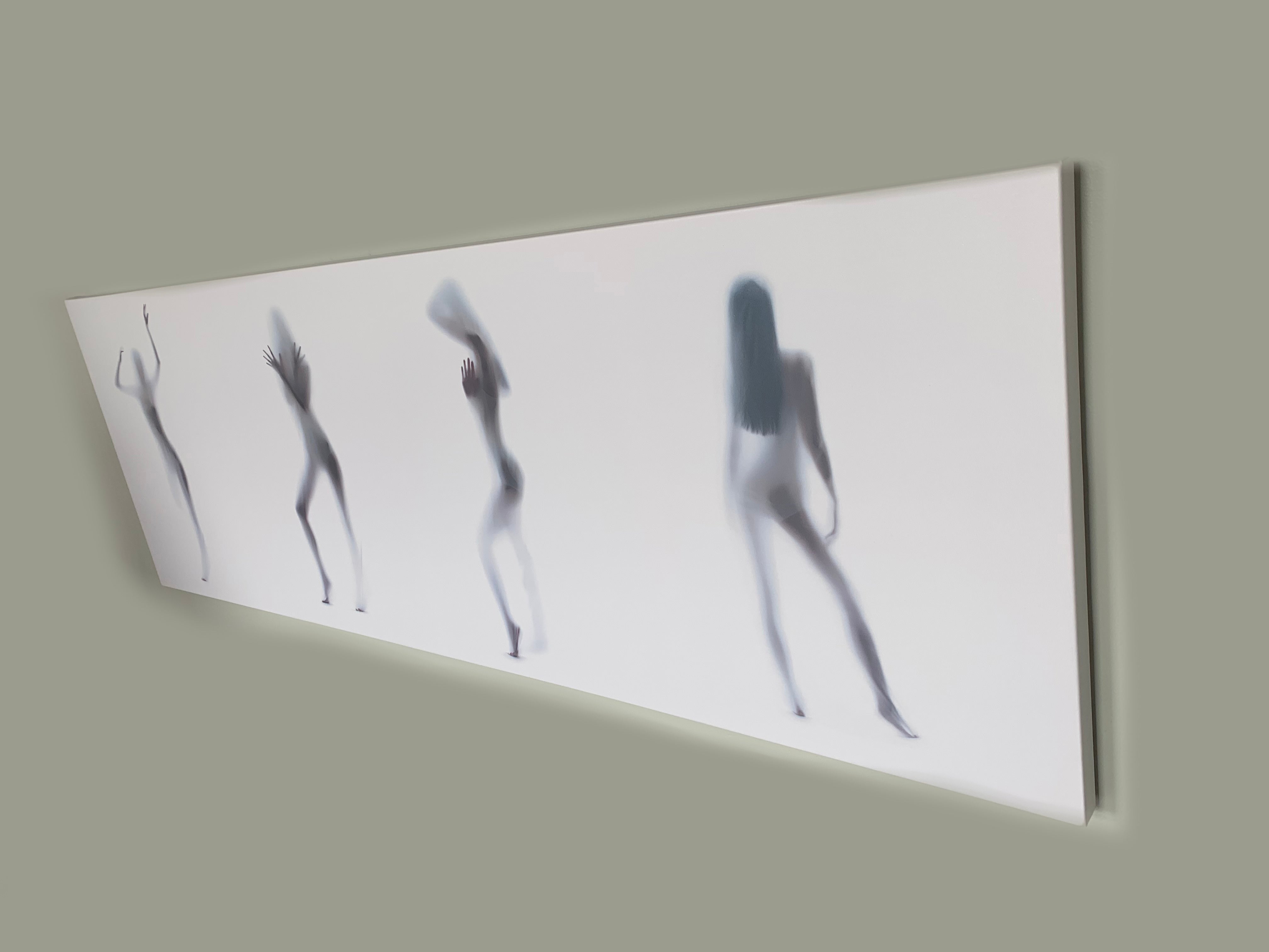 Silhouette of 4 Women-Canvas Printed-Abstract Wall Art-Wall Decor-DECOROLALA