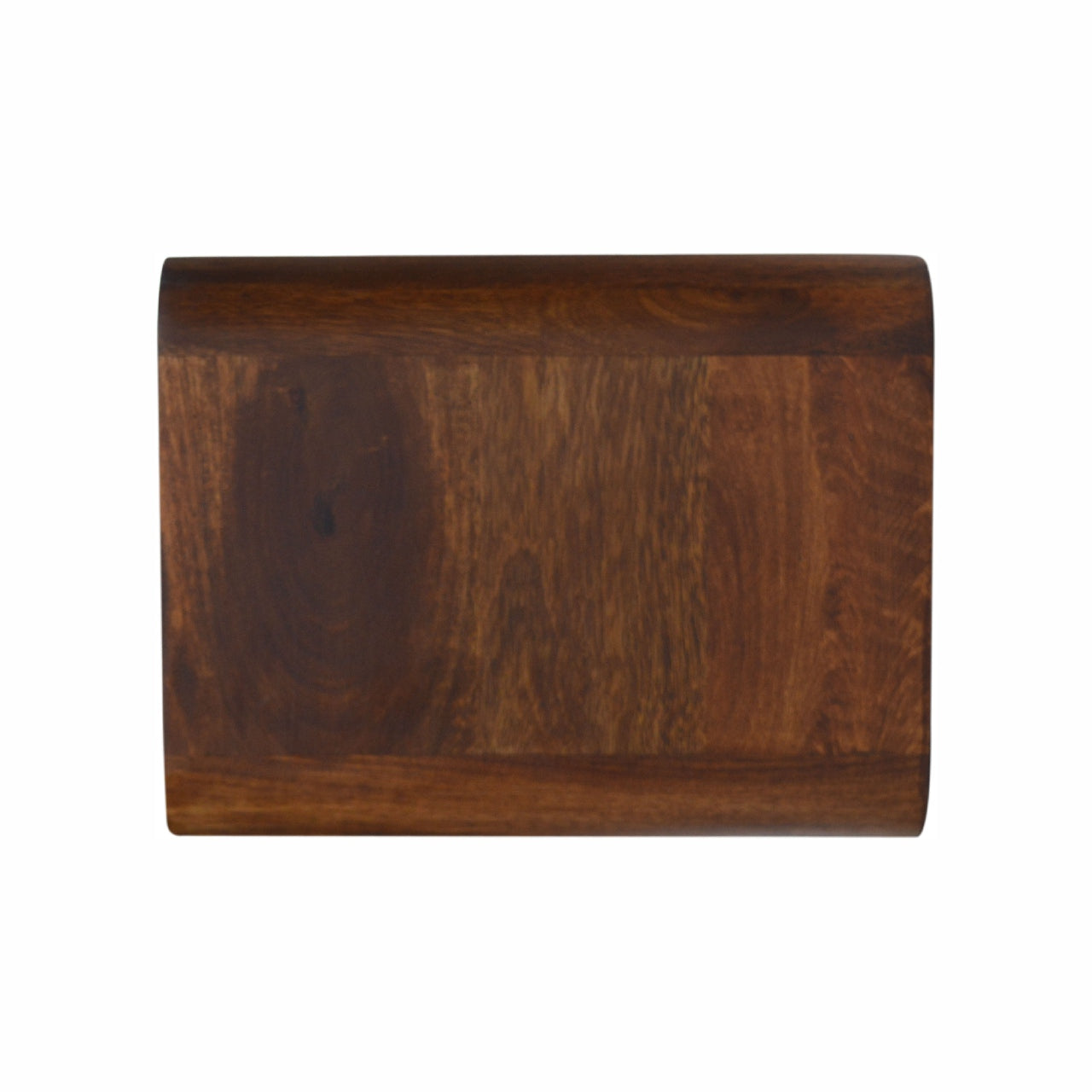 Floating Chestnut Console Table - Solid Mango Wood Wall-Mounted