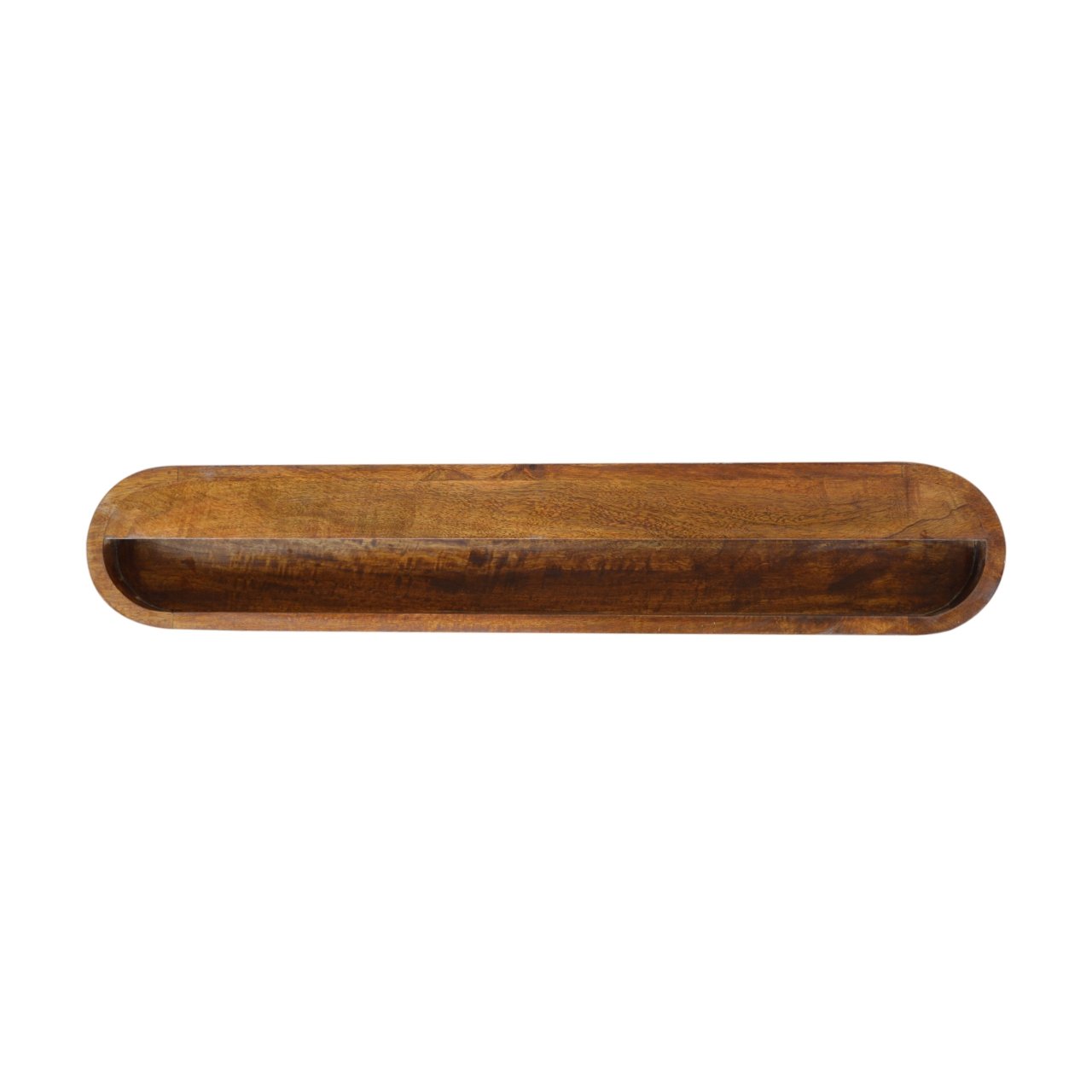 Floating Chestnut London Console Table - Solid Mango Wood