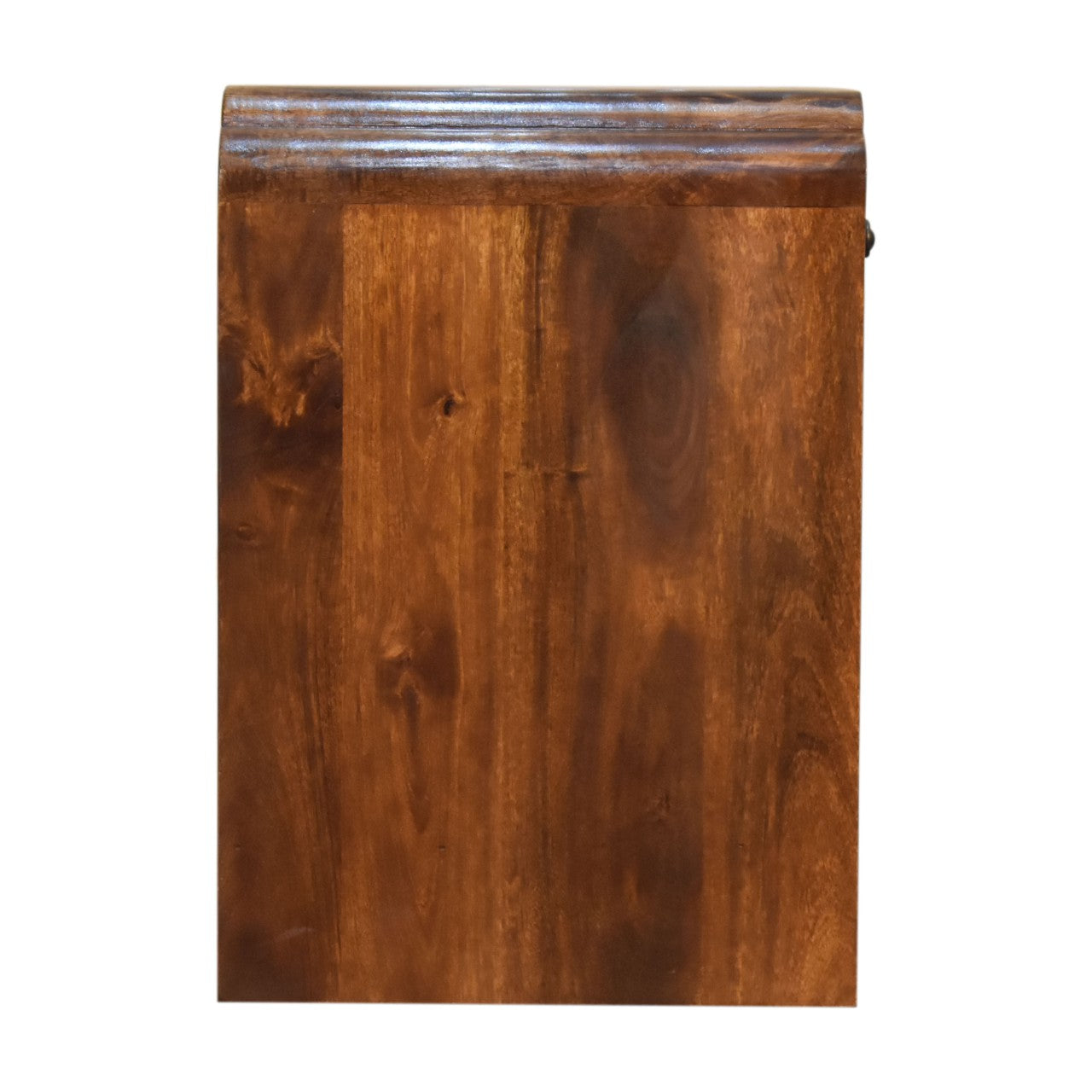 Newton Nightstand - Solid Mango Wood Chestnut Finish