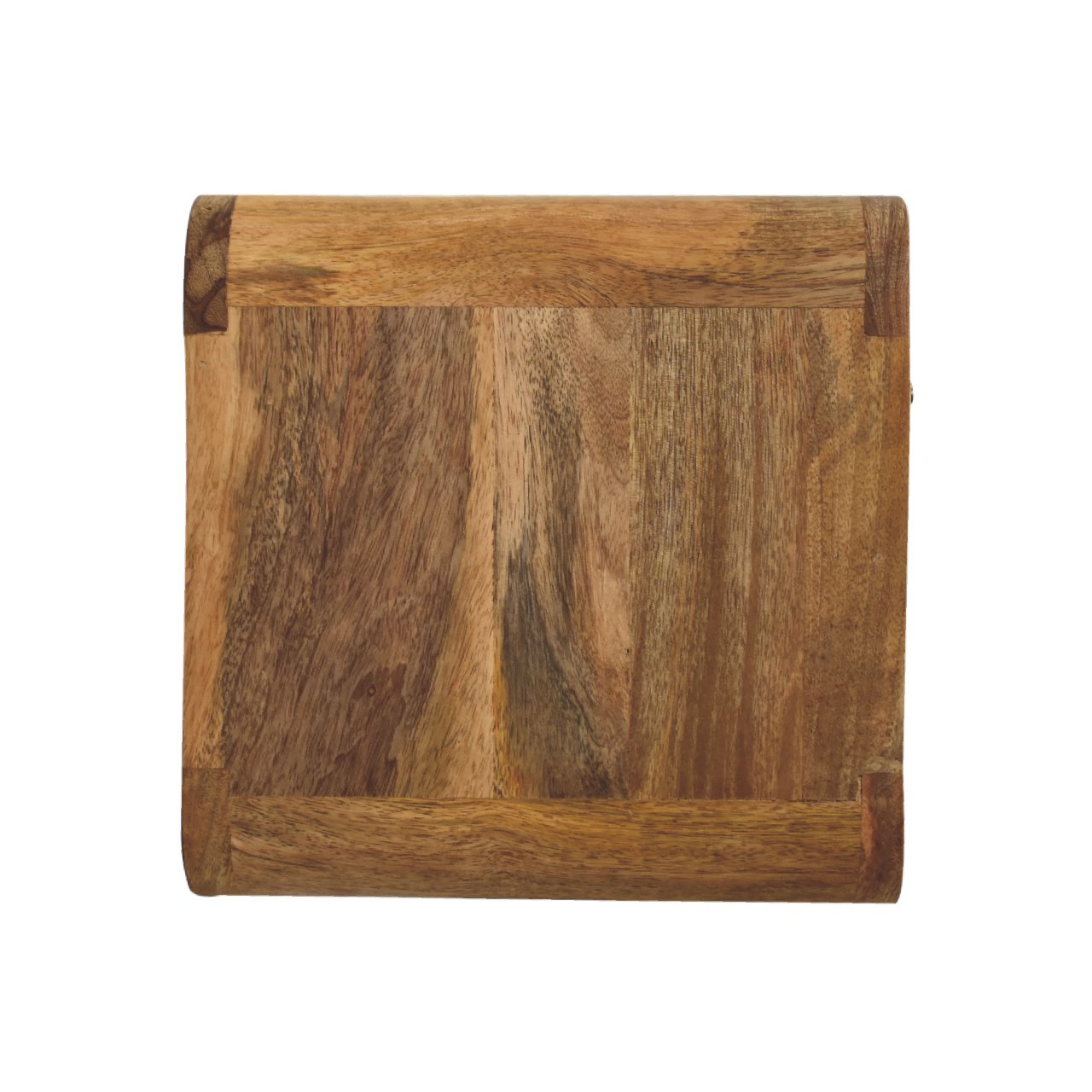 Mini Mango Wood Floating Nightstand - Oak-ish Finish 1 Drawer